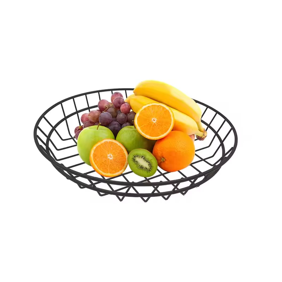GENERICO - Pack 02 Cesto de Metal 25cm Para Papas Fritas Snack