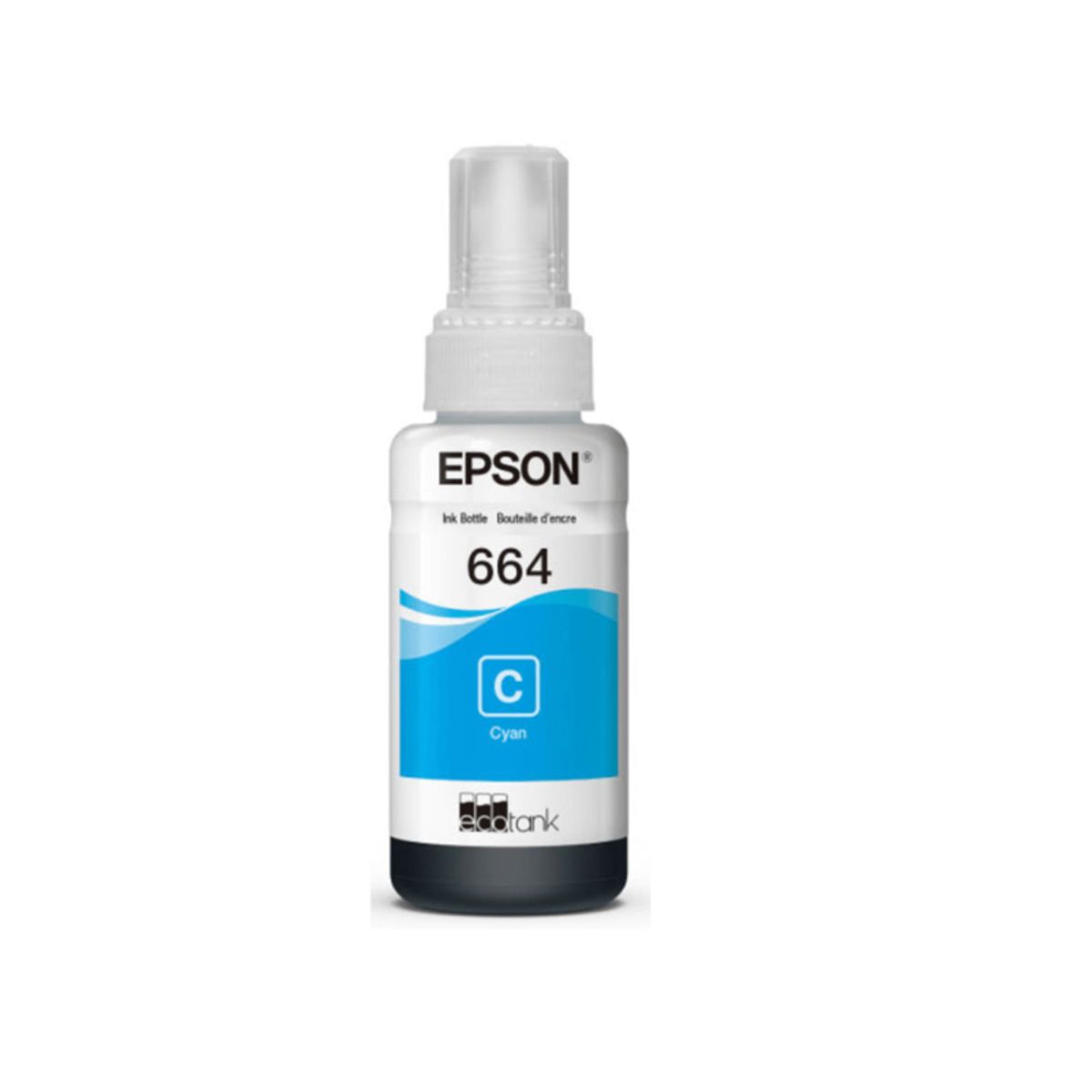 EPSON - Botella de Tinta Epson T664220 Cian