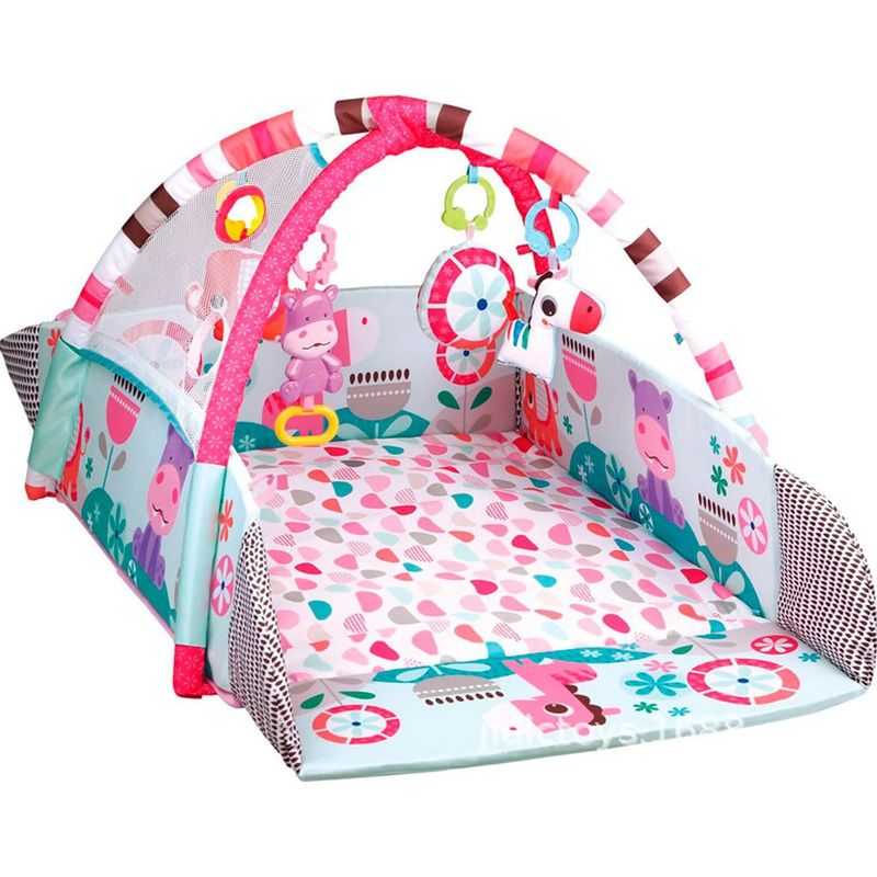 GENERICO - Gimnasio Multifuncional 5 en 1 para Bebe Color Rosado