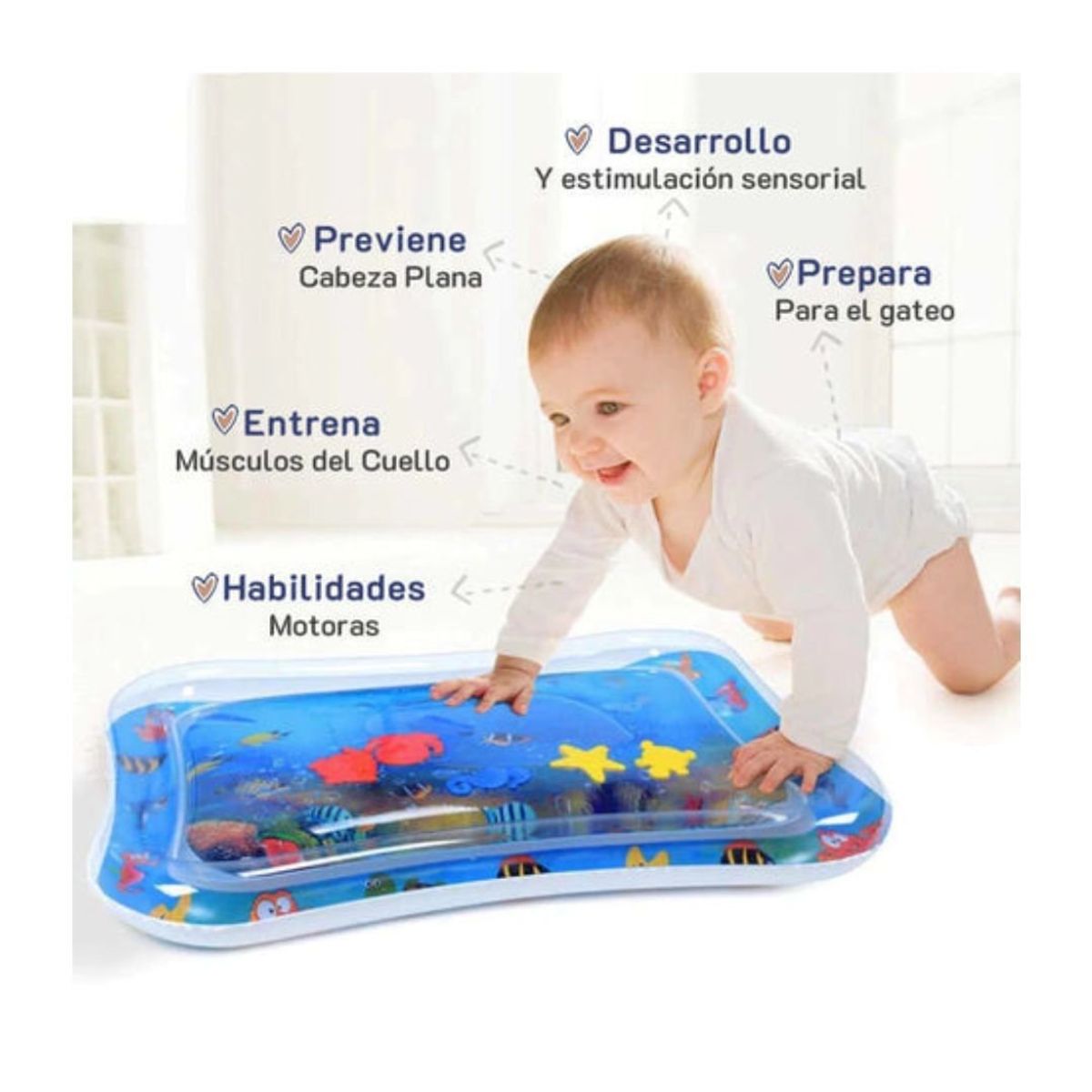 GENERICO - Alfombra De Agua Inflable Para Bebés
