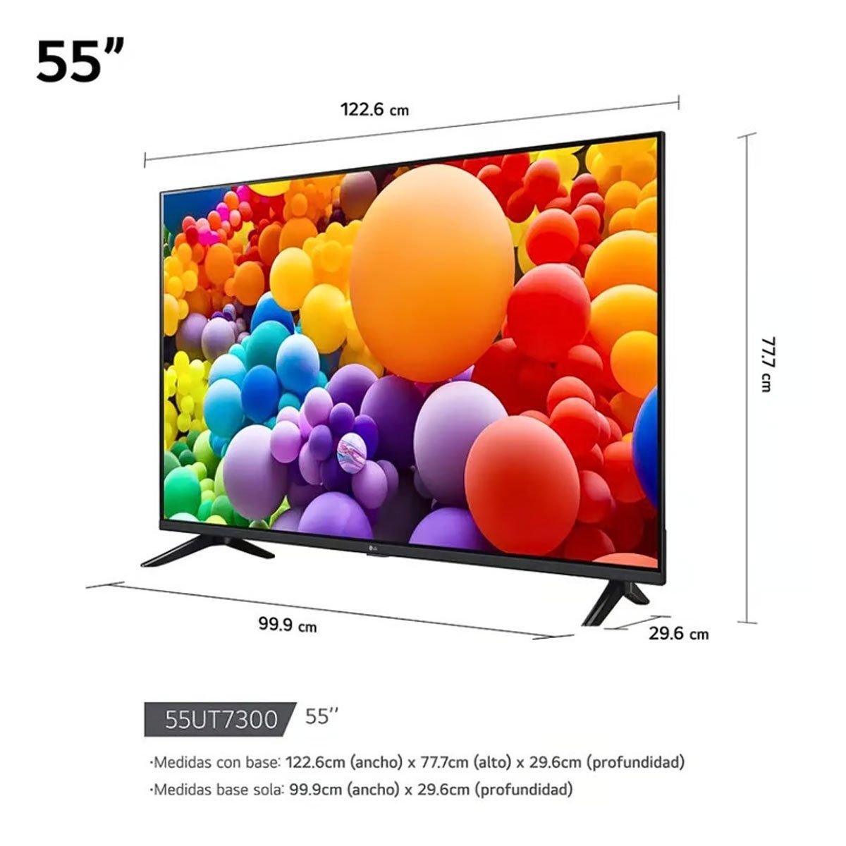 LG - TELEVISOR LG 55 4K SMART TV UHD 55UT7300
