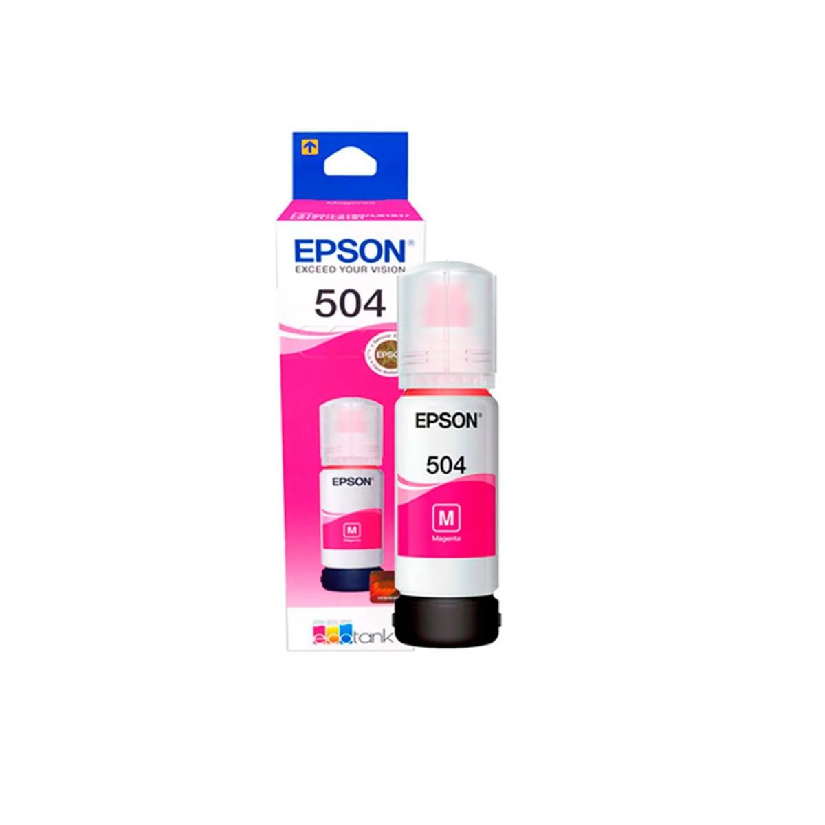 EPSON - Botella de Tinta T504 Magenta