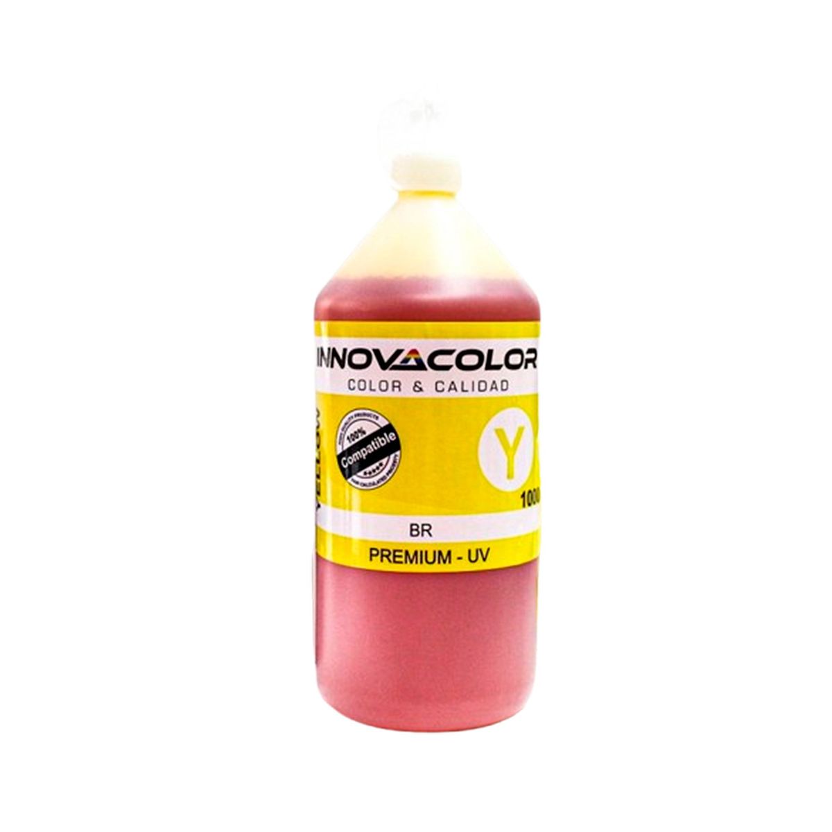 INNOVA - TINTA INNOVA COLOR BR1000Y UV PARA BROTHER AMARILLO 1000 PN BR1000Y