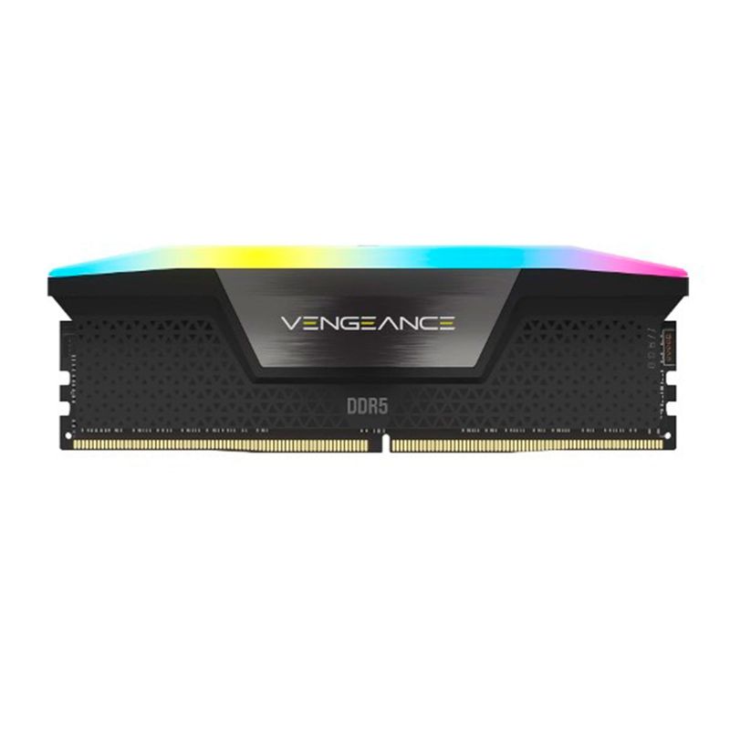 CORSAIR - MEMORIA CORSAIR VENGEANCE RGB DDR5 16GB CL40 PN CMH16GX5M1B5200C40