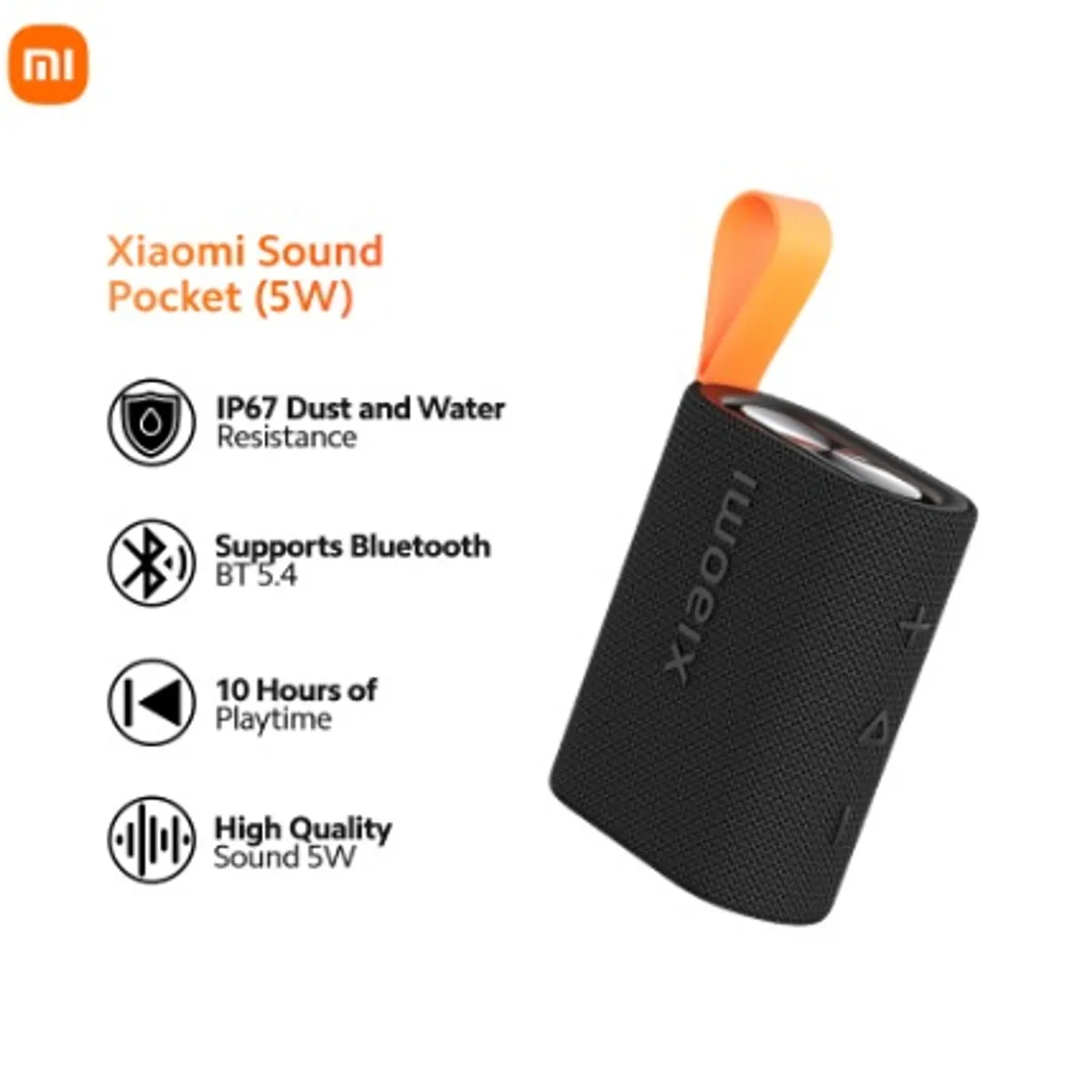 XIAOMI - Parlante  Xiaomi Sound Pocket 5W Bluetooth