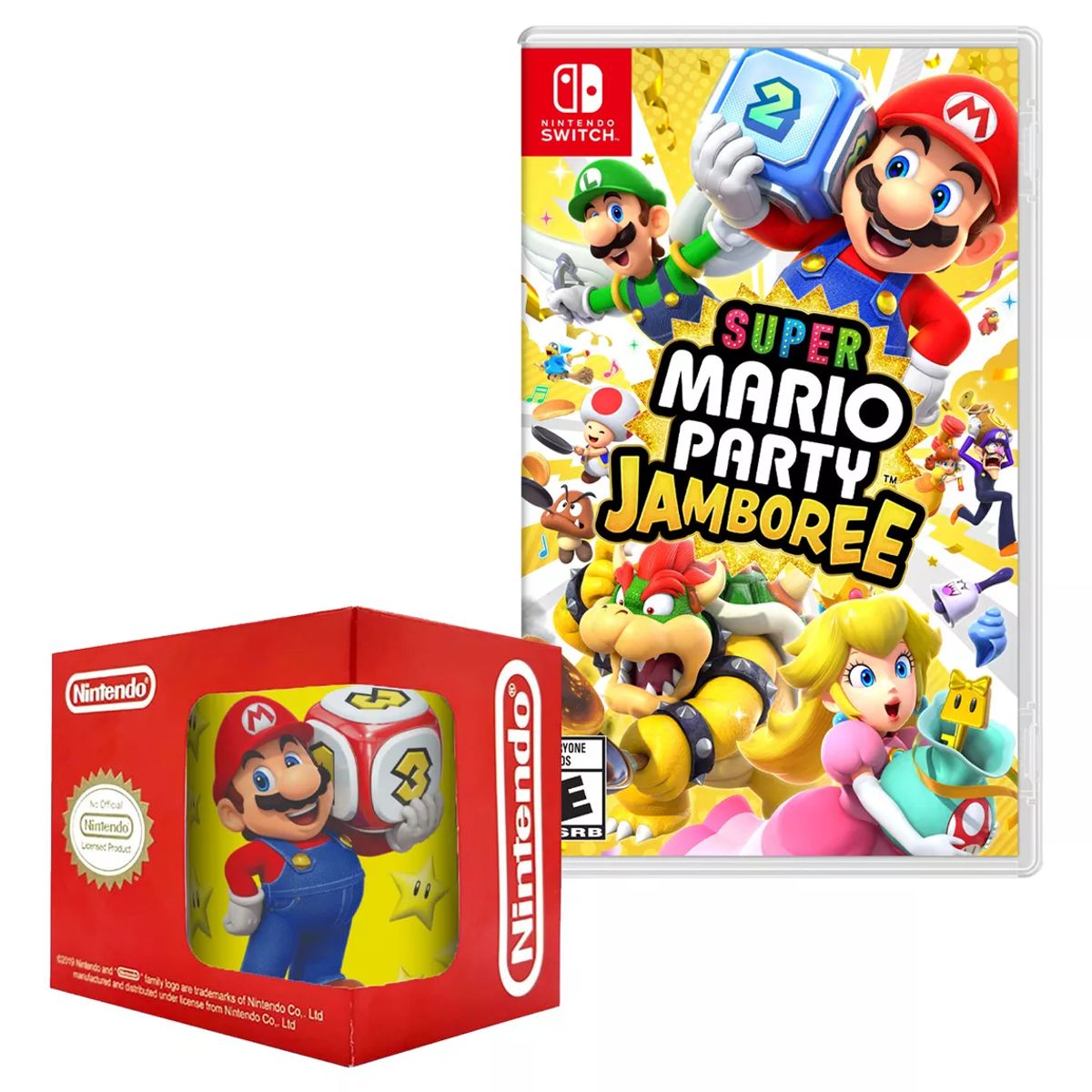 NINTENDO - Super Mario Party Jamboree Nintendo Switch + Taza 01