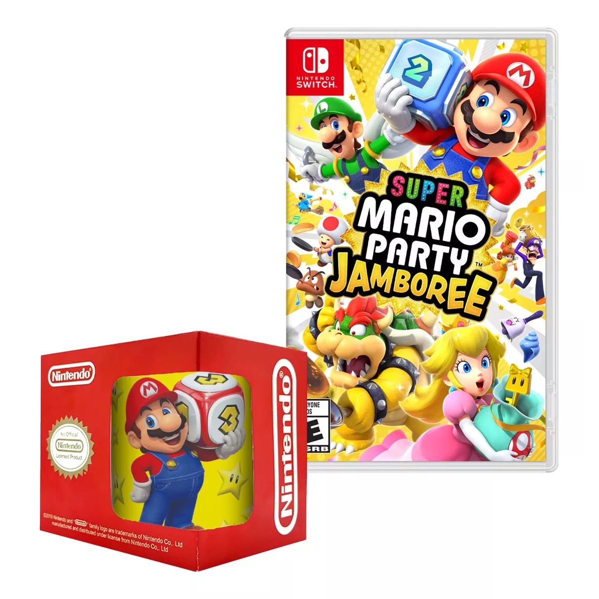 NINTENDO - Super Mario Party Jamboree Nintendo Switch + Taza 01