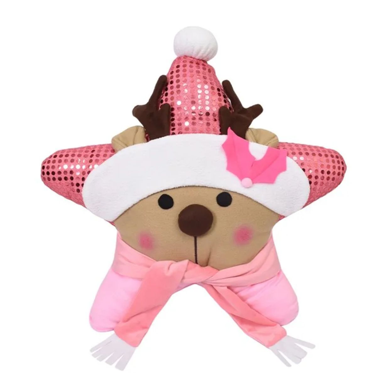 GENERICO - Cojin Navideño Estrella 50x50cm Reno