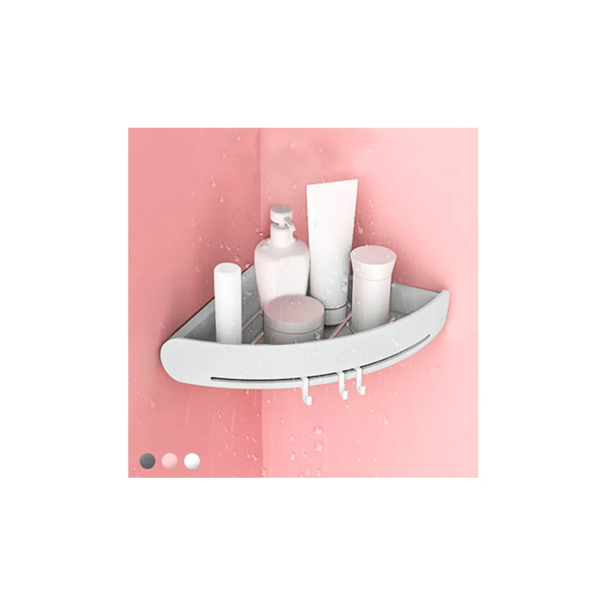 WELL BEING - ESQUINERO ORGANIZADOR PARA DUCHA