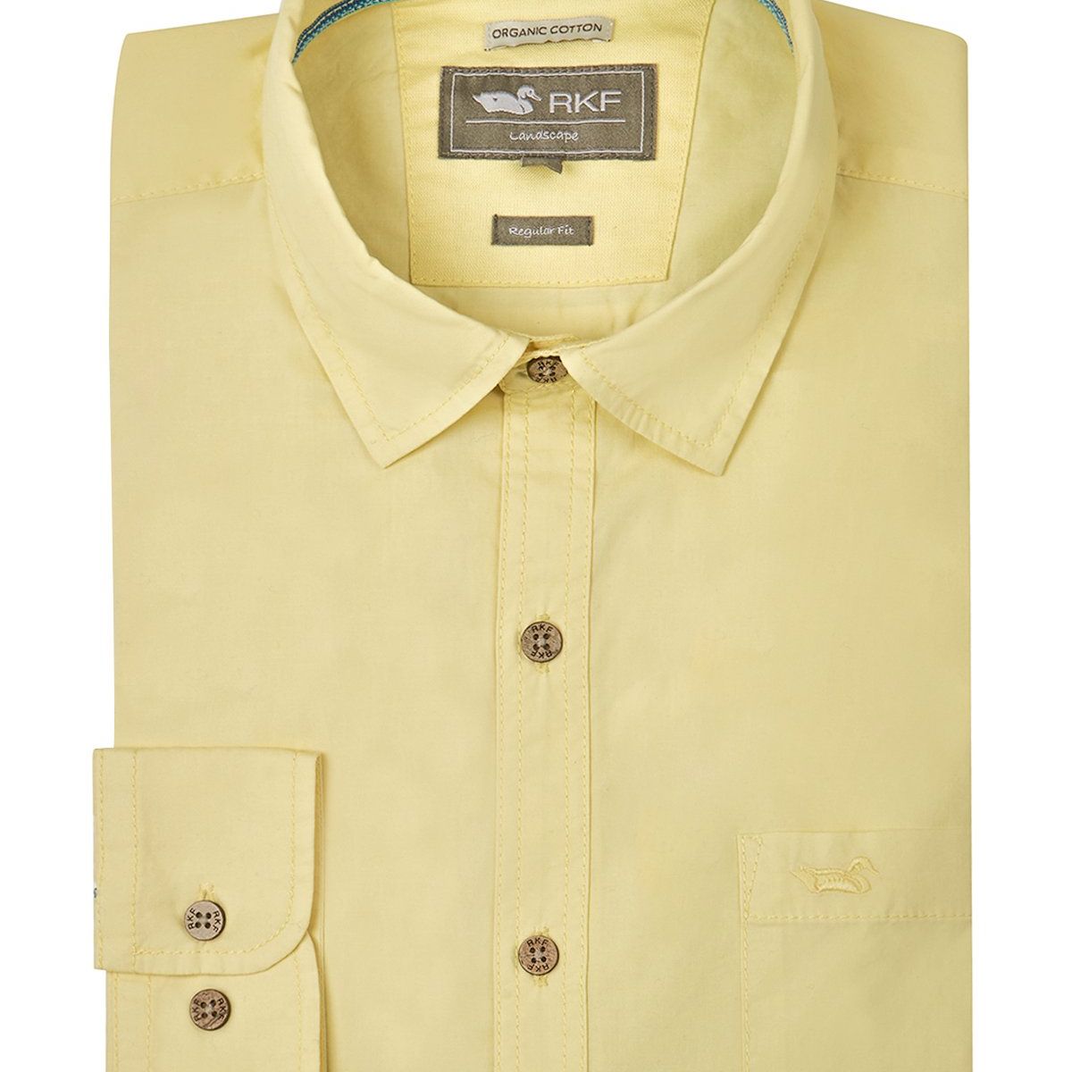 ROCKFORD - Camisa Rockford Hombre Galiton Amarillo ROCKFORD