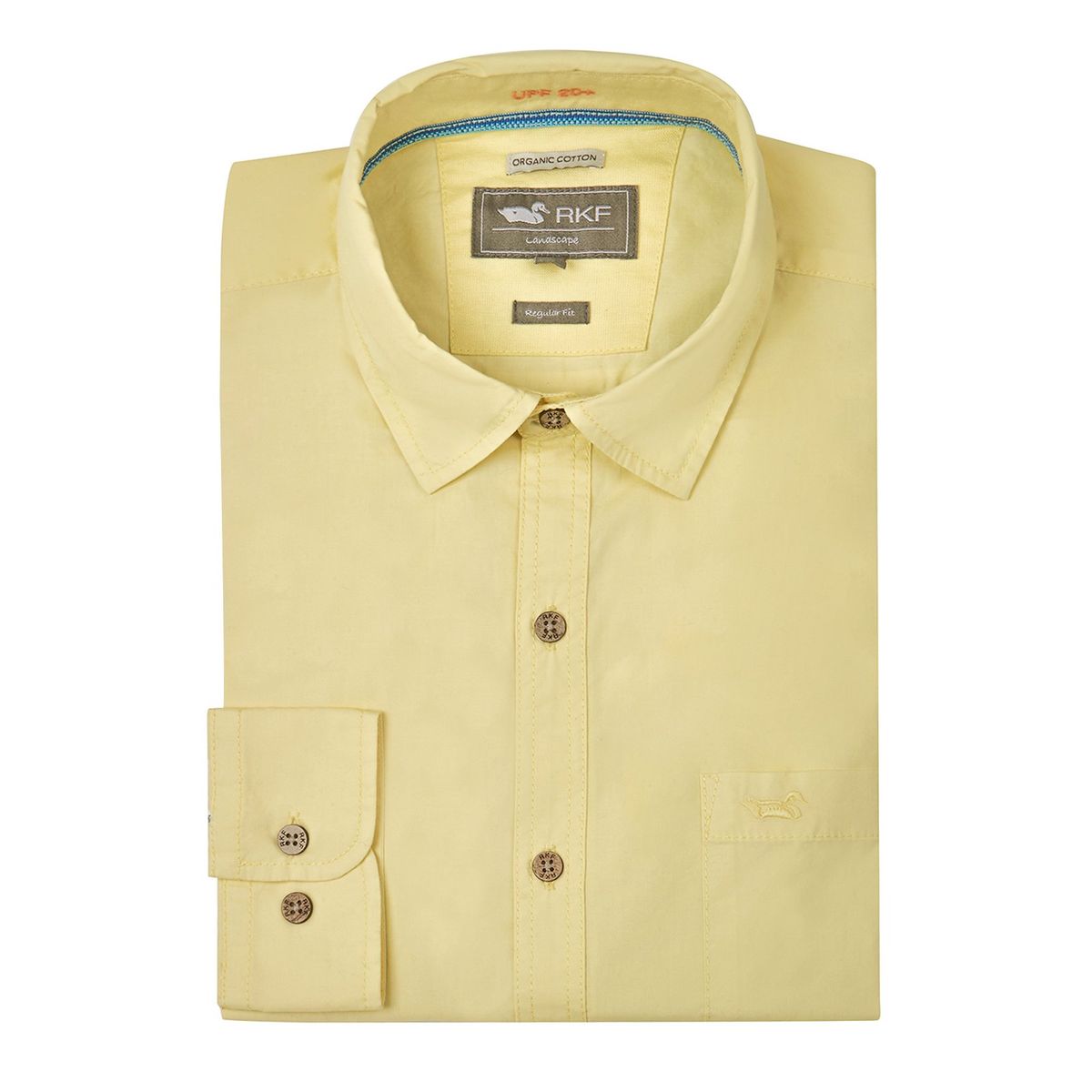 ROCKFORD - Camisa Rockford Hombre Galiton Amarillo ROCKFORD