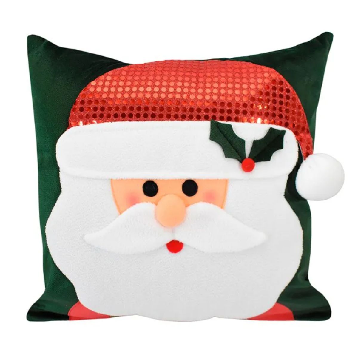 GENERICO - Funda Cojin Navideño diseño Papa Noel