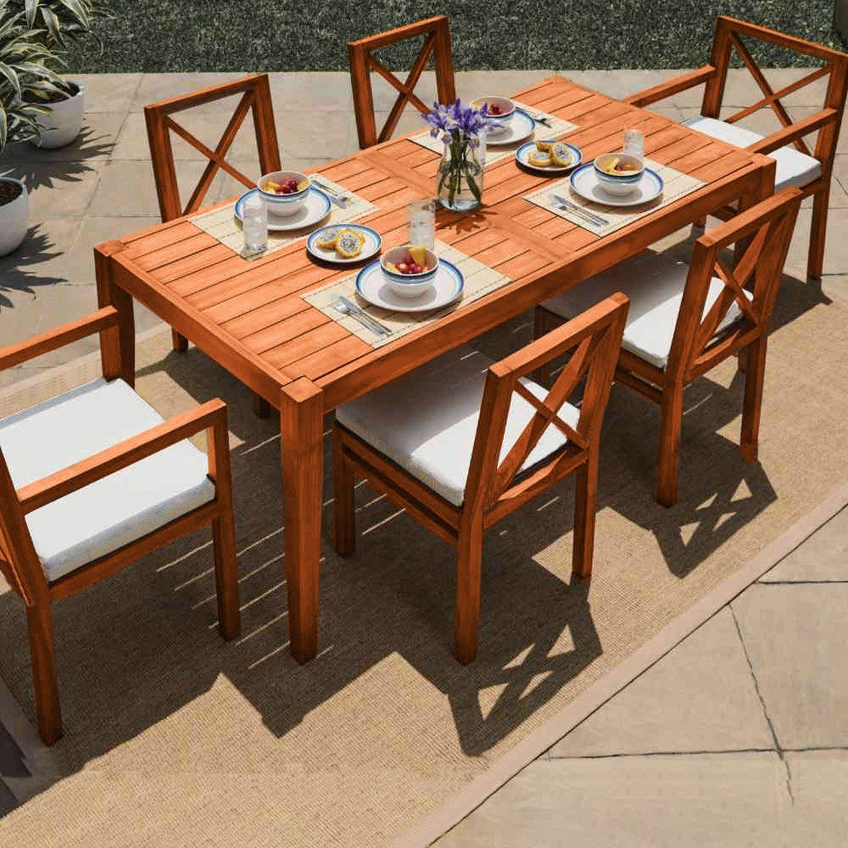 MOVENDA - Juego de Comedor de Terraza Mitu 6 personas Movenda