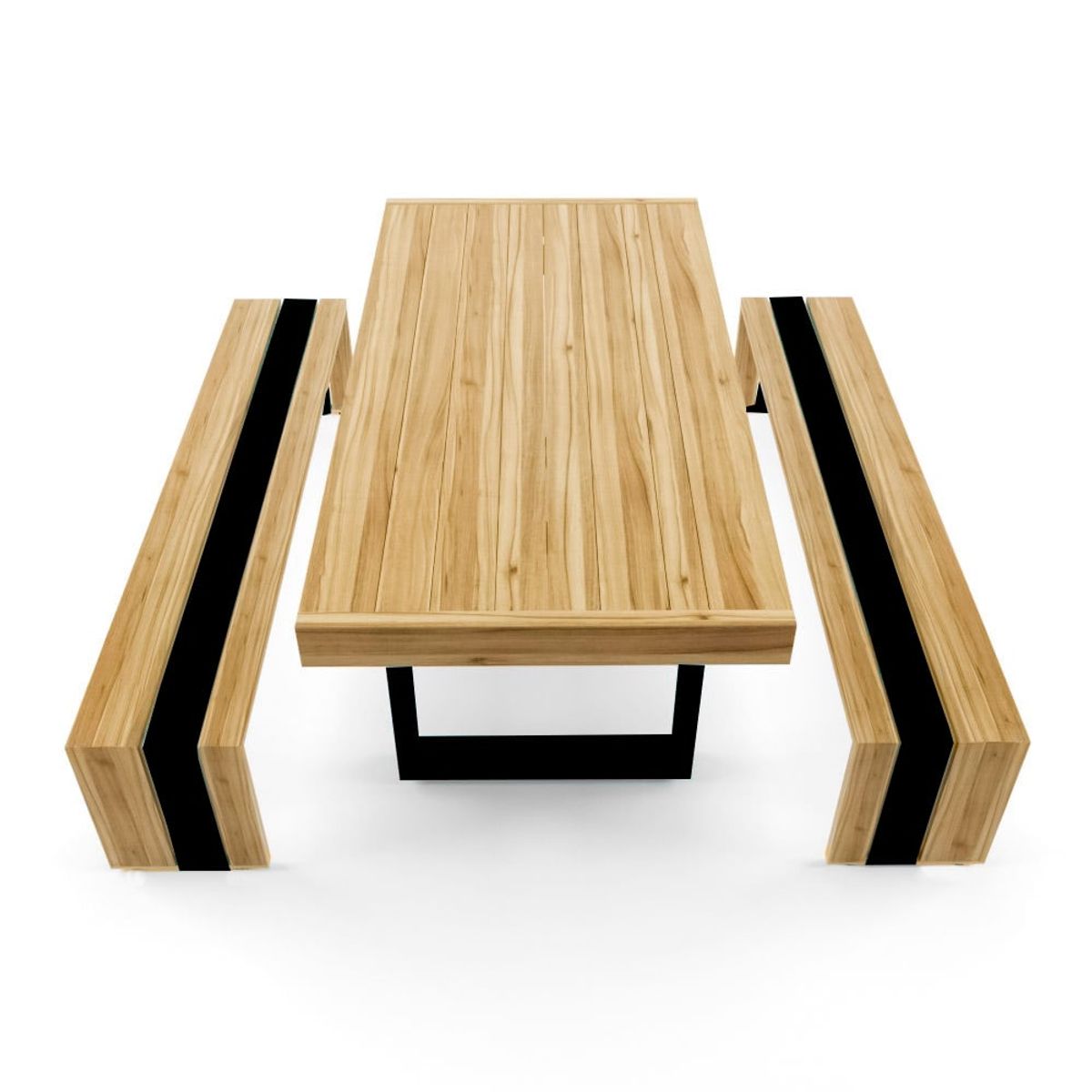 MOVENDA - Juego de Comedor de Terraza Leticia 4 personas Movenda