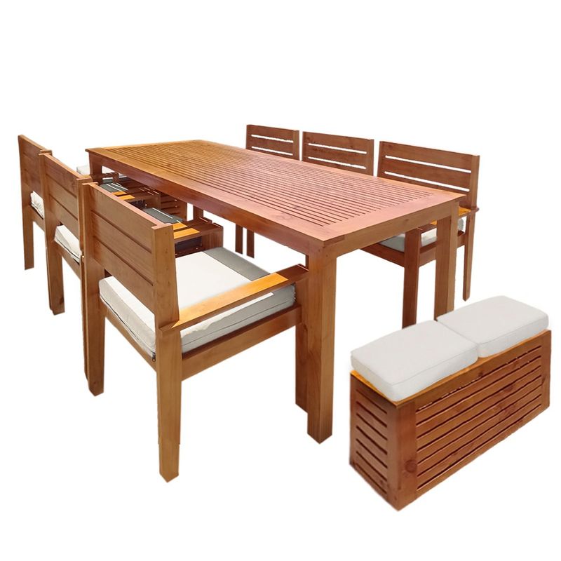 MOVENDA - Juego de Comedor de Terraza Bogota 8 personas Movenda