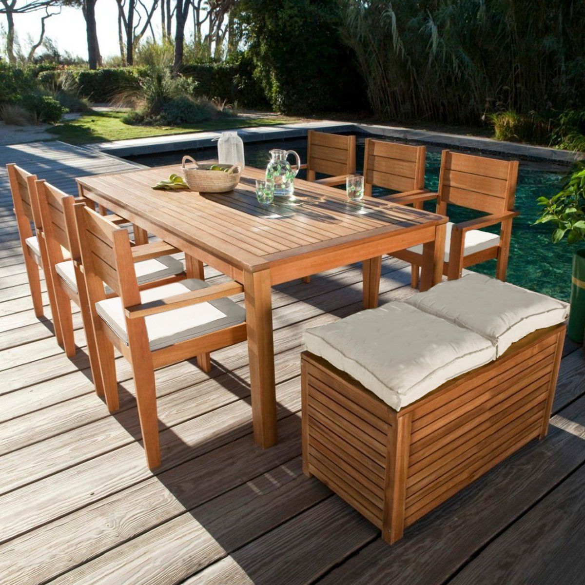 MOVENDA - Juego de Comedor de Terraza Bogota 8 personas Movenda