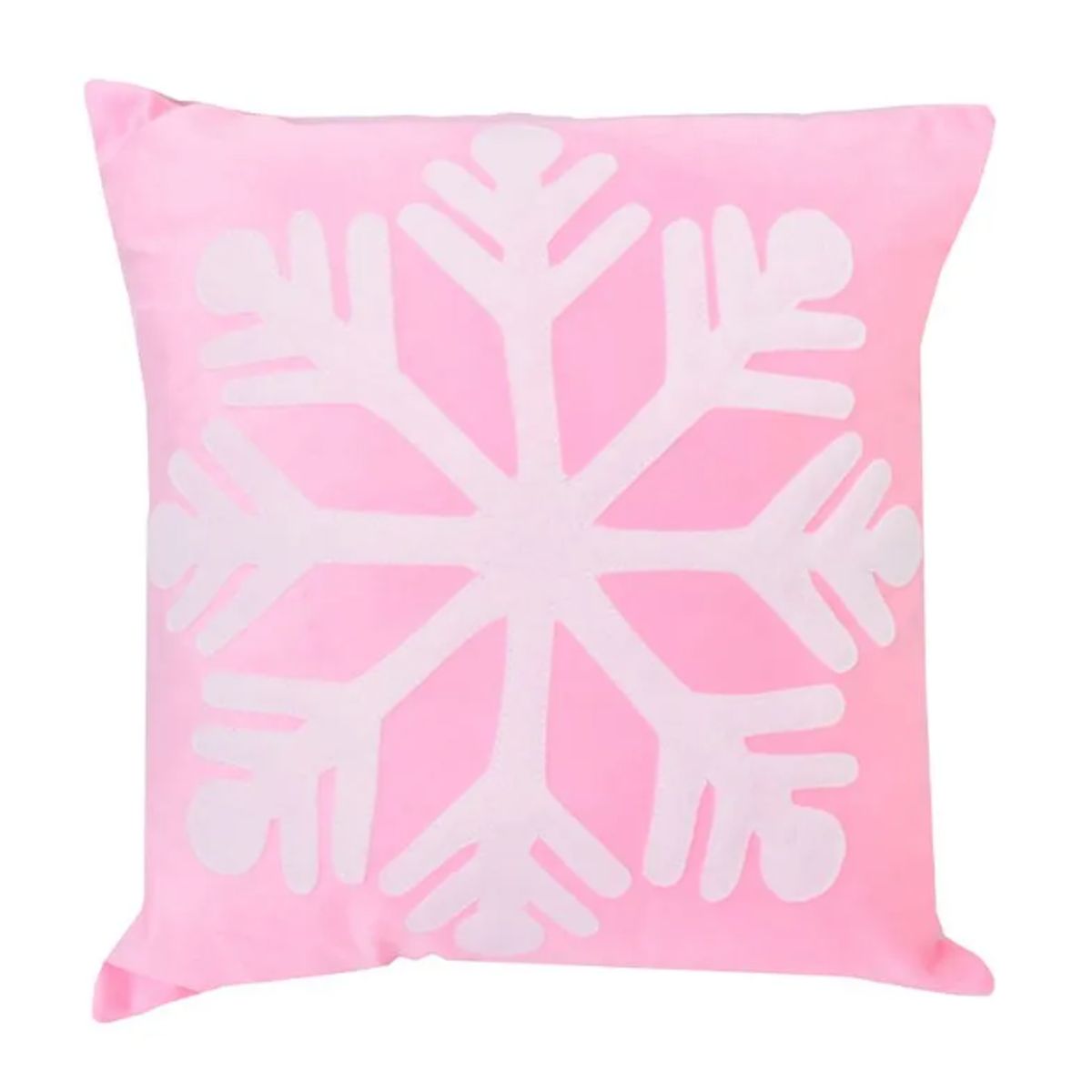 GENERICO - Funda Cojin Navideño diseño Copo de Nieve