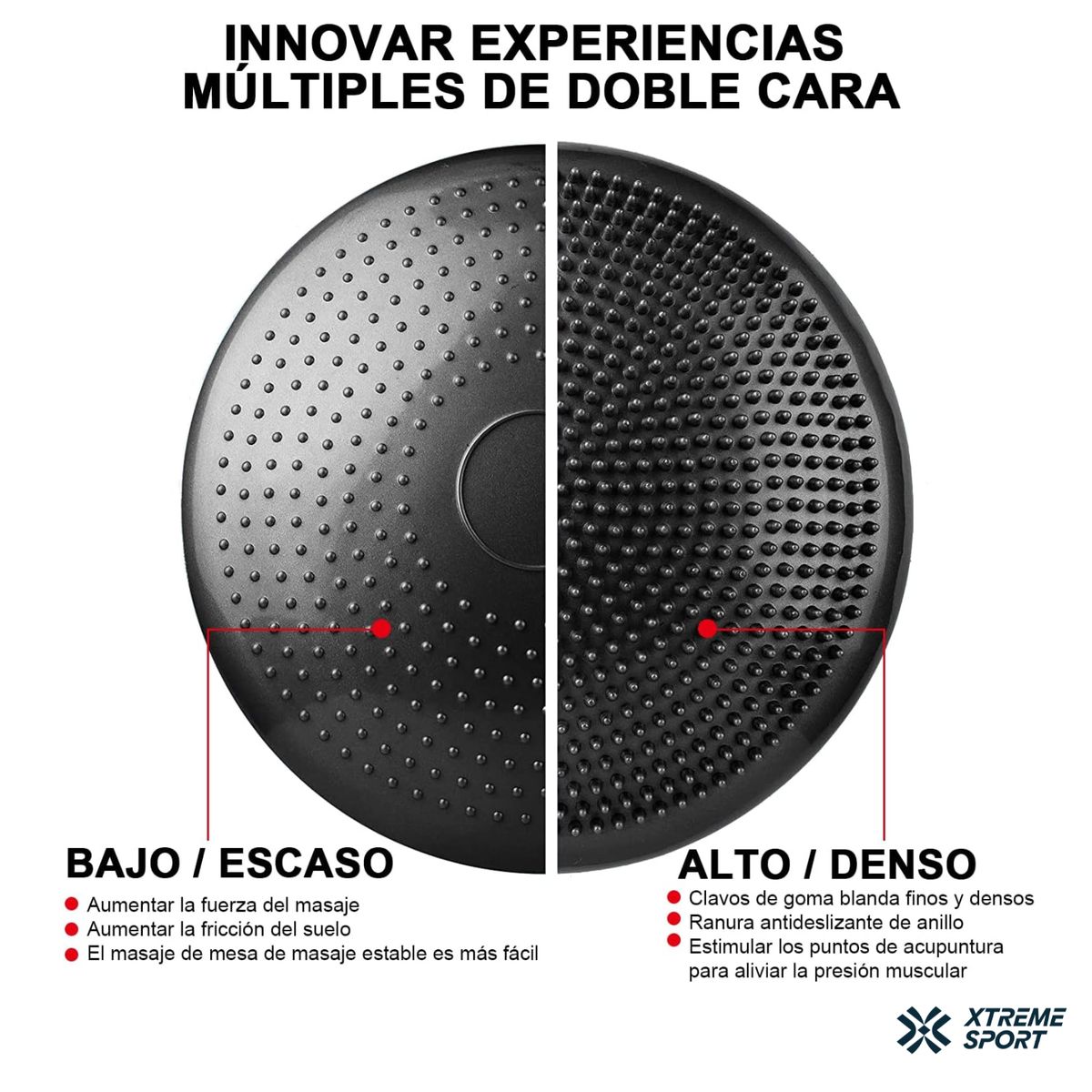XTREME SPORT - Cojin de Equilibrio Disco para Meditación Yoga Fisioterapia