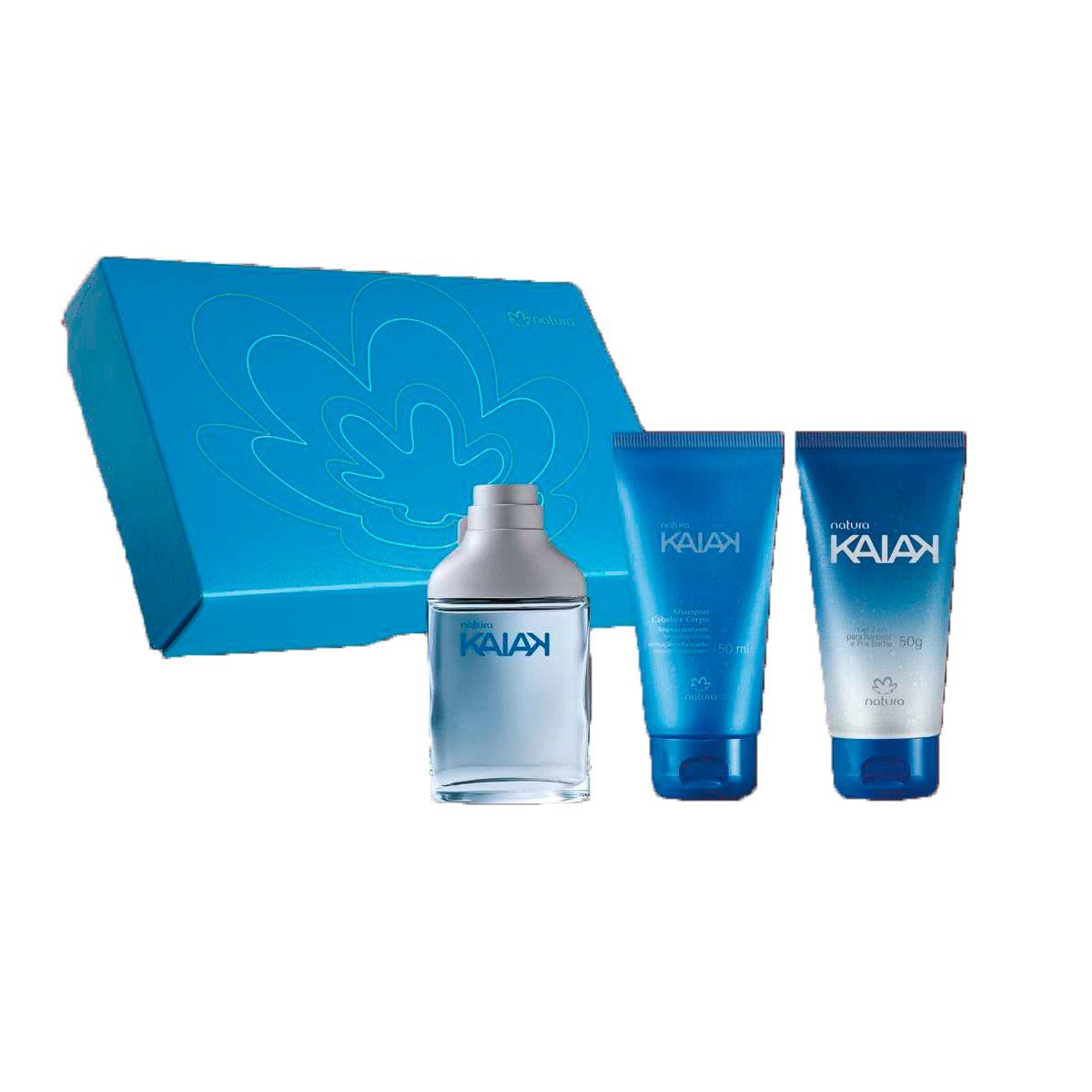 NATURA - Kaiak Fragancia de Hombre 25ml con Shampoo y Gel 2 en 1