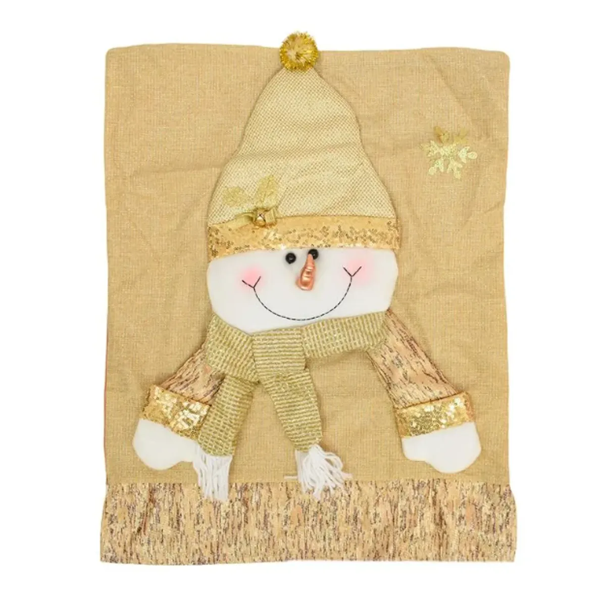 GENERICO - Fundas de Sillas Navideñas diseño Muñeco de Nieve