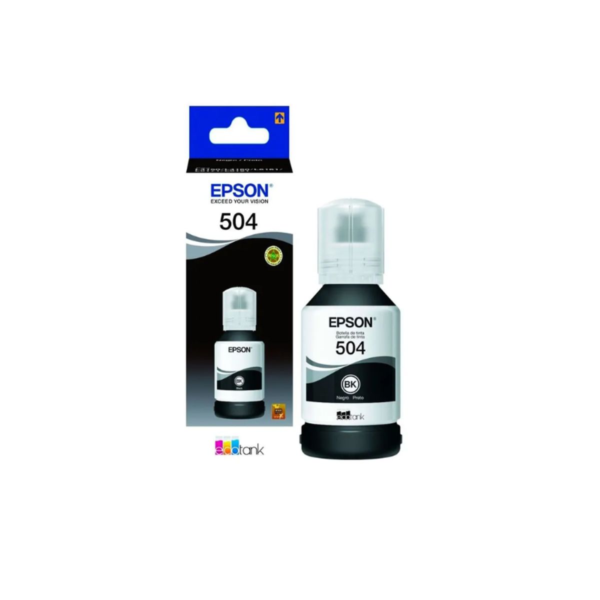 EPSON - Botella de Tinta Epson T504 Negro