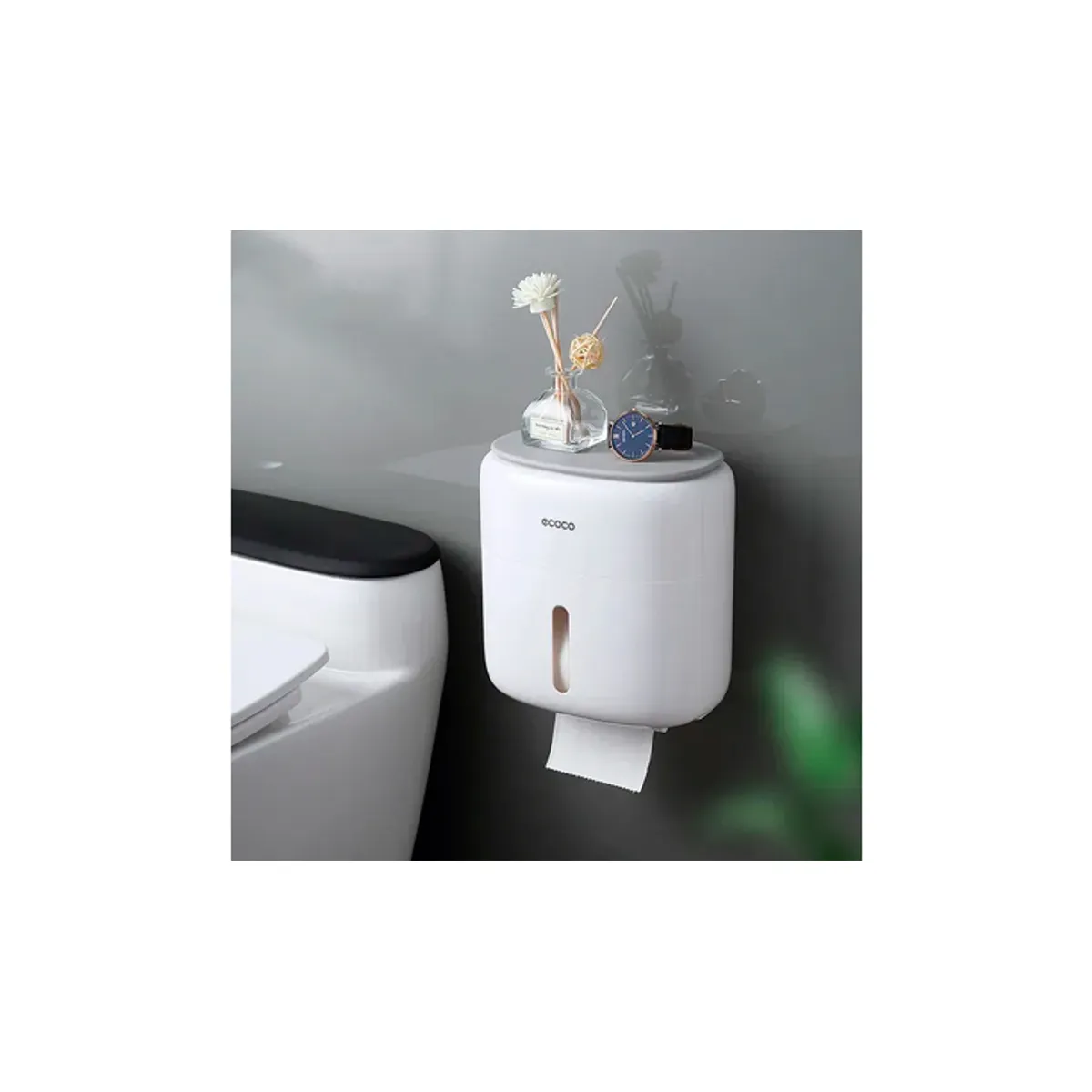 GENERICO - Porta Papel Higiénico de Diseño Moderno  Elegante y Funcional