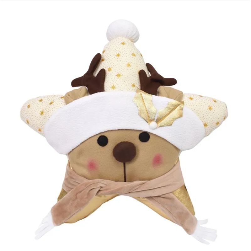 GENERICO - Cojin Navideño Estrella 50x50cm Reno