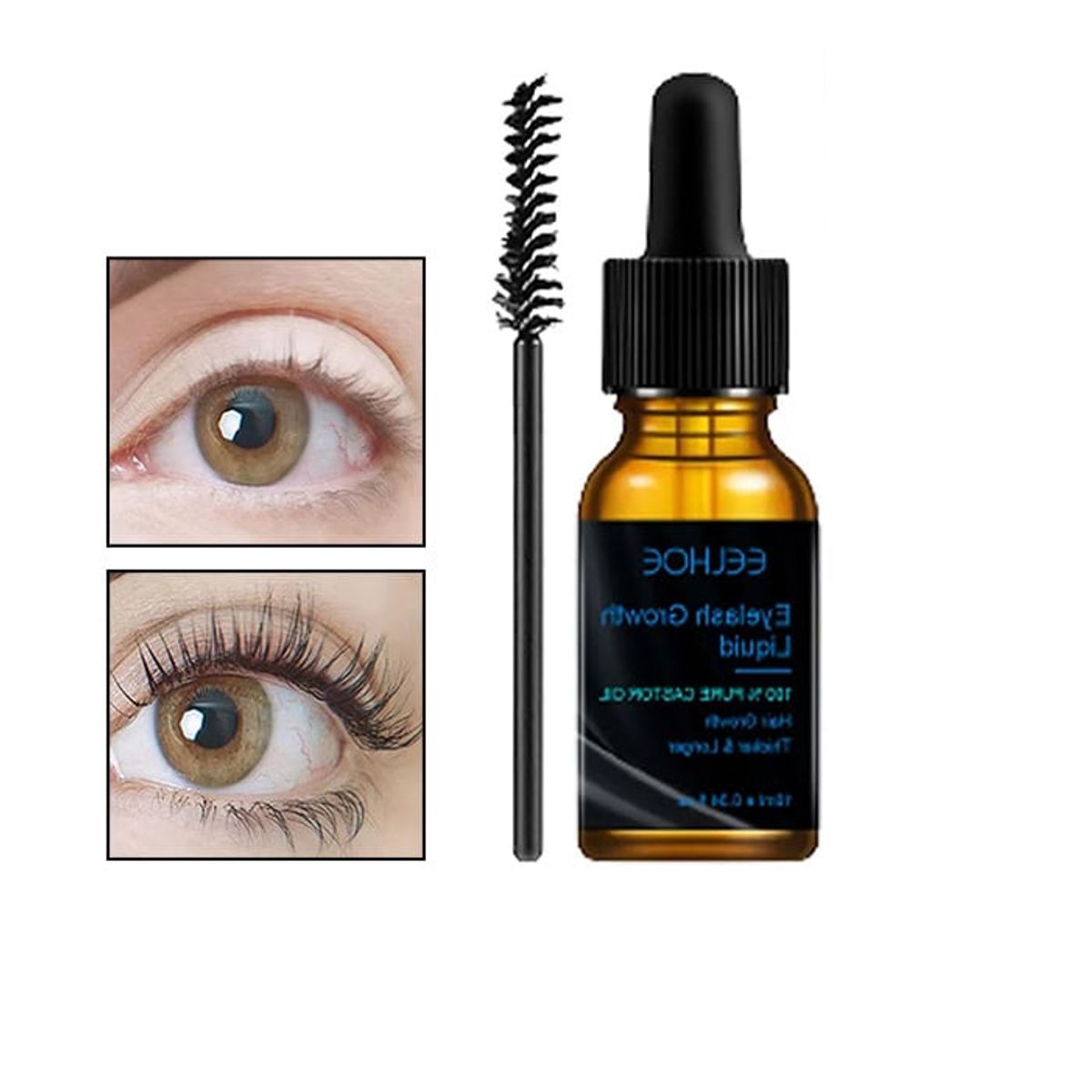 GENERICO - Oil Castor voluminizador  De Pestañas Y Cejas 10 ml