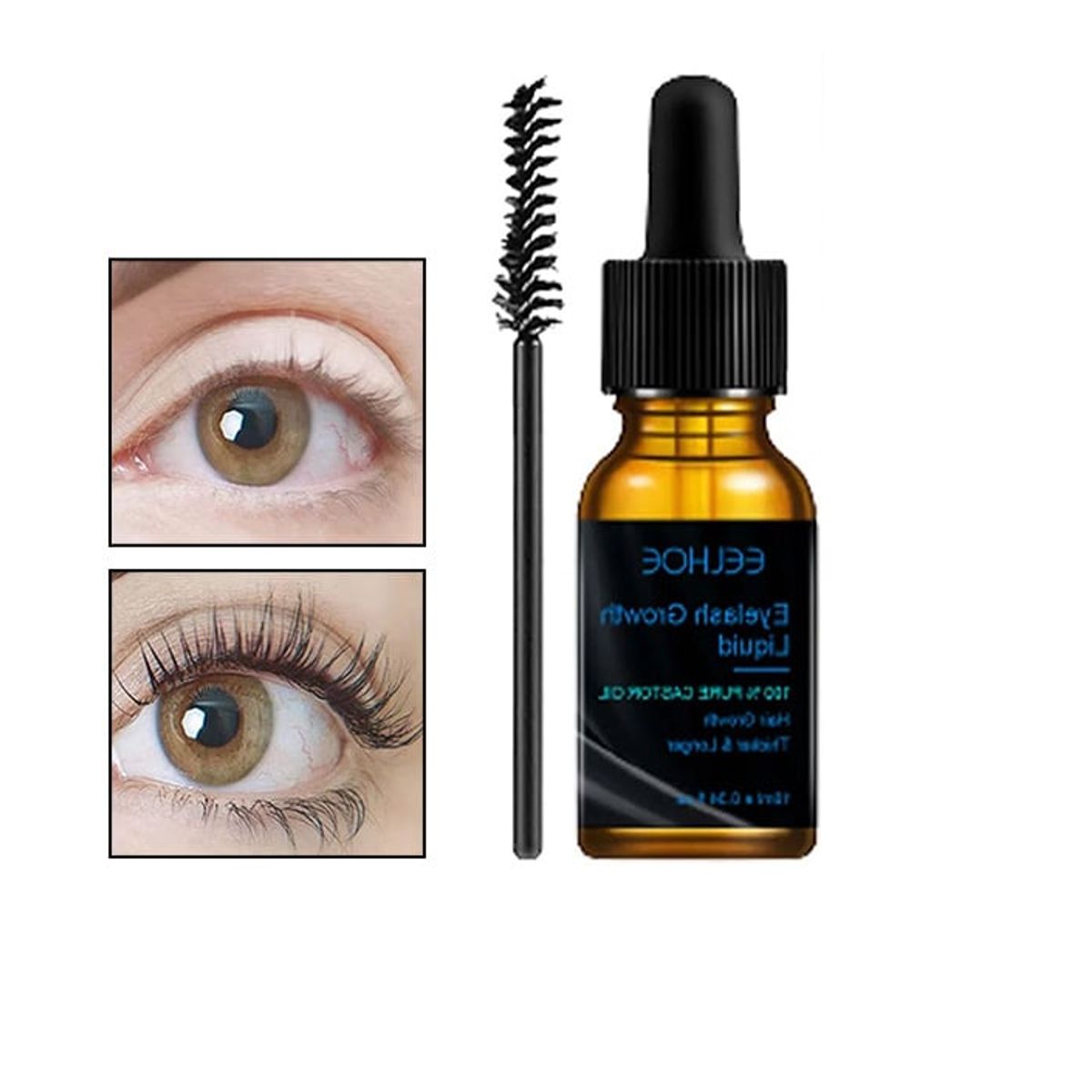 GENERICO - Oil Castor voluminizador  De Pestañas Y Cejas 10 ml