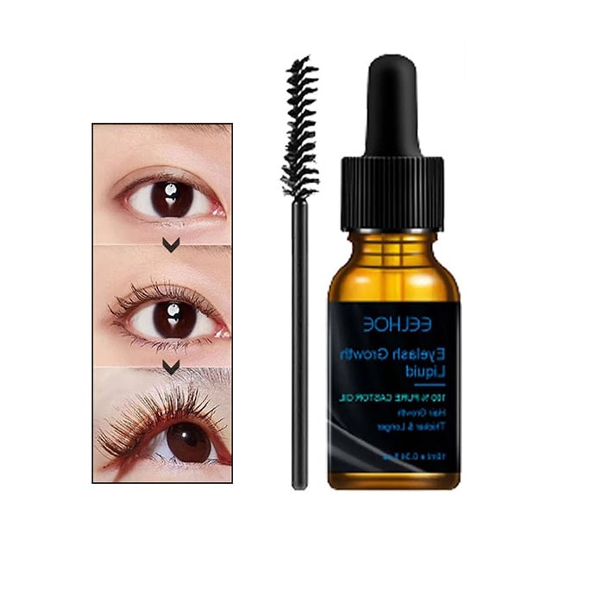 GENERICO - Aceite Castor voluminizador  De Pestañas Y Cejas 10 ml
