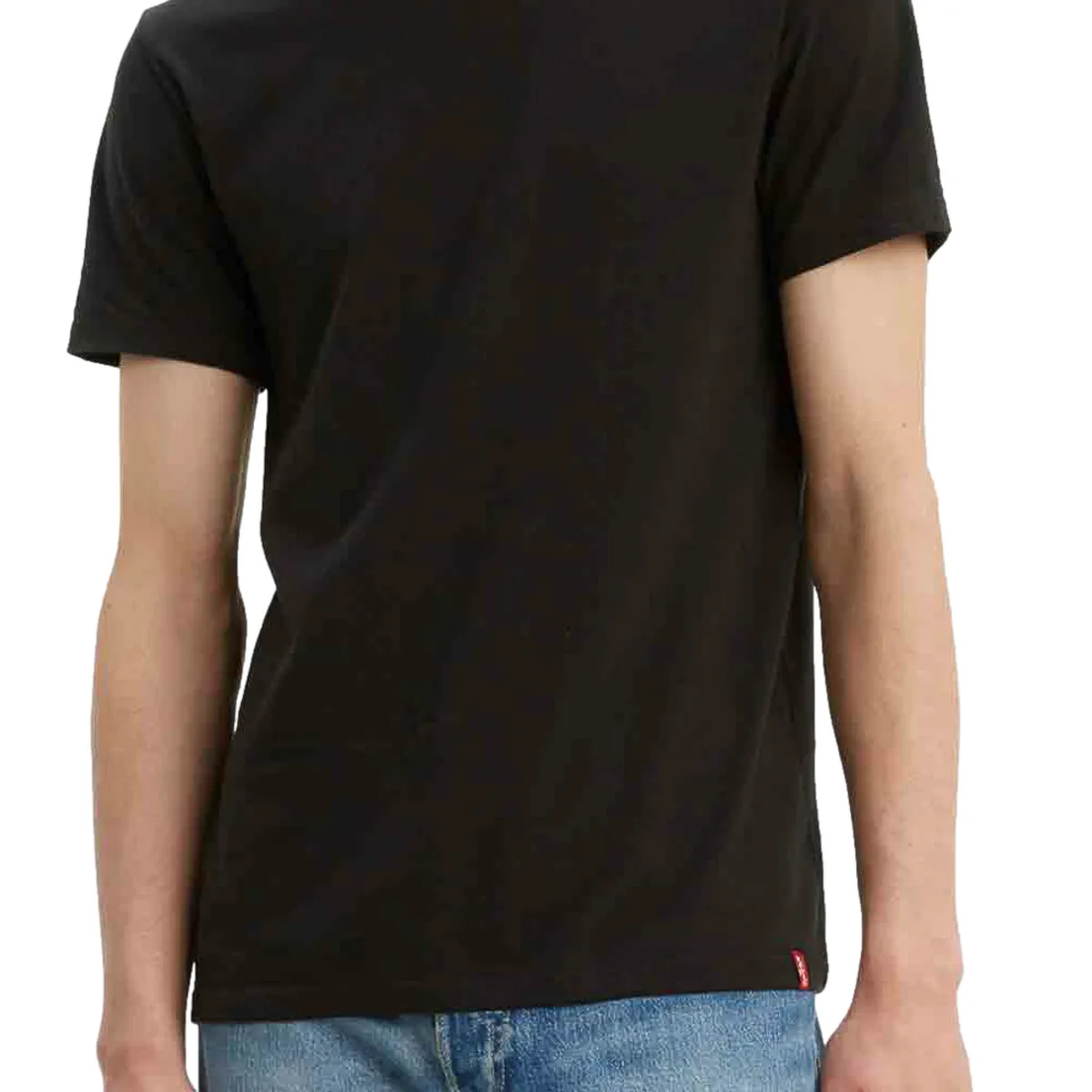 LEVIS - Polo Hombre 2 Pack Crewneck Negro Levis