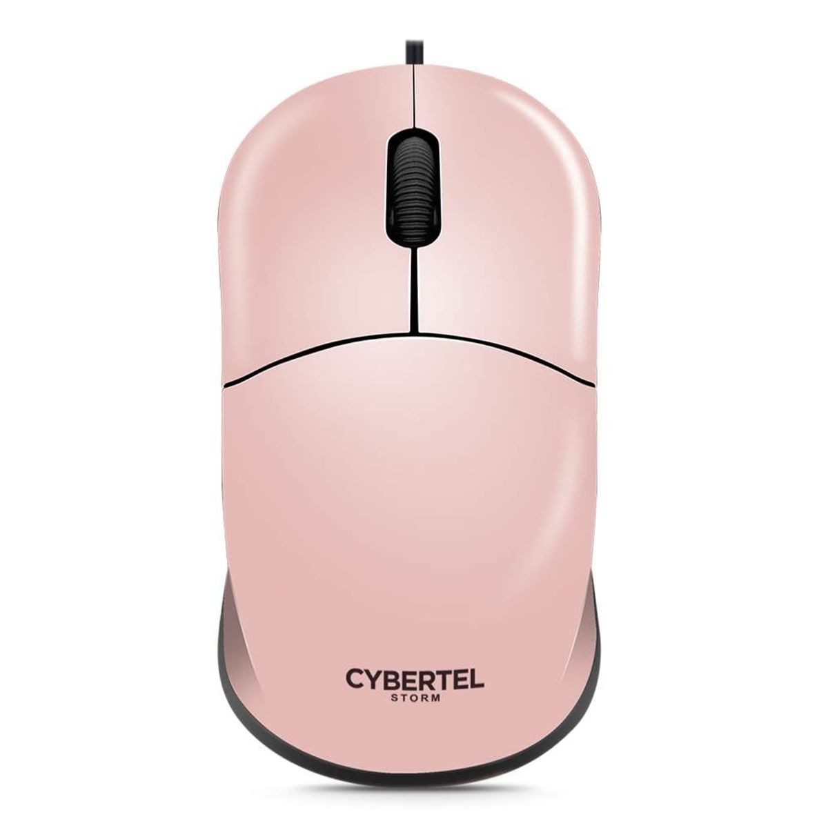 CYBERTEL - Mouse Óptico Cybertel Storm CYB M103 1000 DPI Rosado