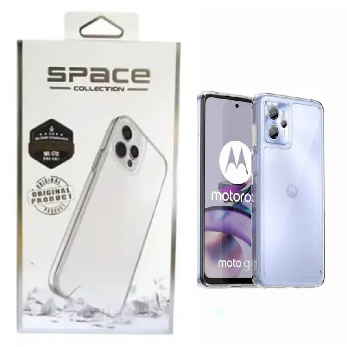 SPACE - Case Space Transparente para Motorola G85