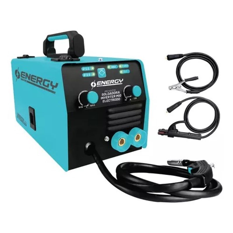 ENERGY - Soldadora Inverter 140AMP MIG Tecnología IGBT-New  Control  Way Energy