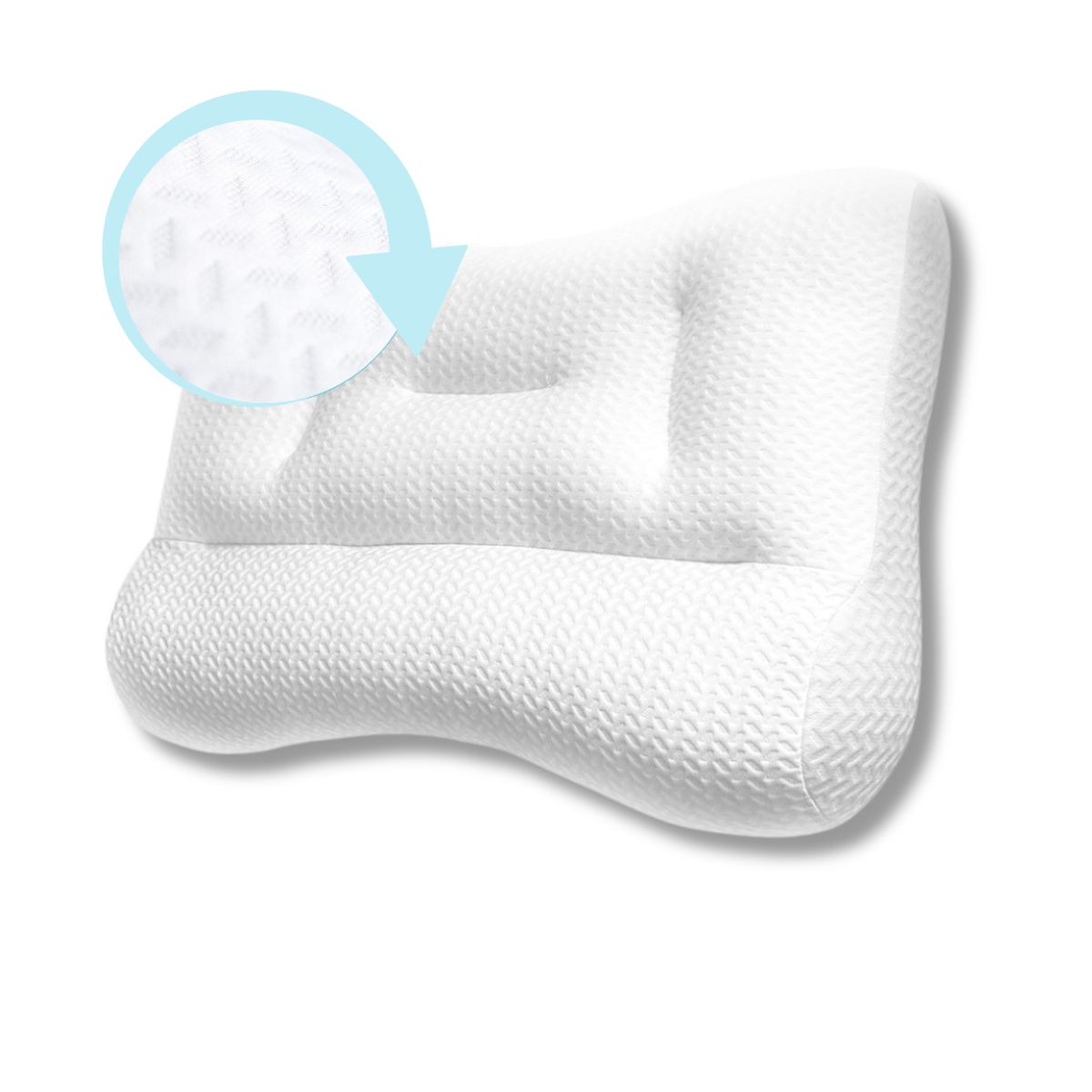 QUALITY PRODUCTS - Almohada Ergonómica con Rodillo Cervical - Ergo Pillow