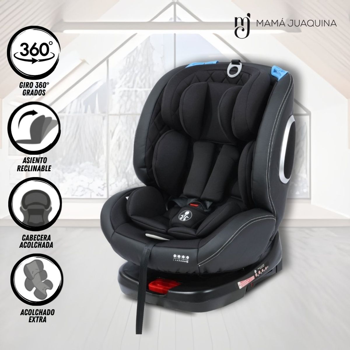 BABY - Silla De Auto «EDFORD» Black