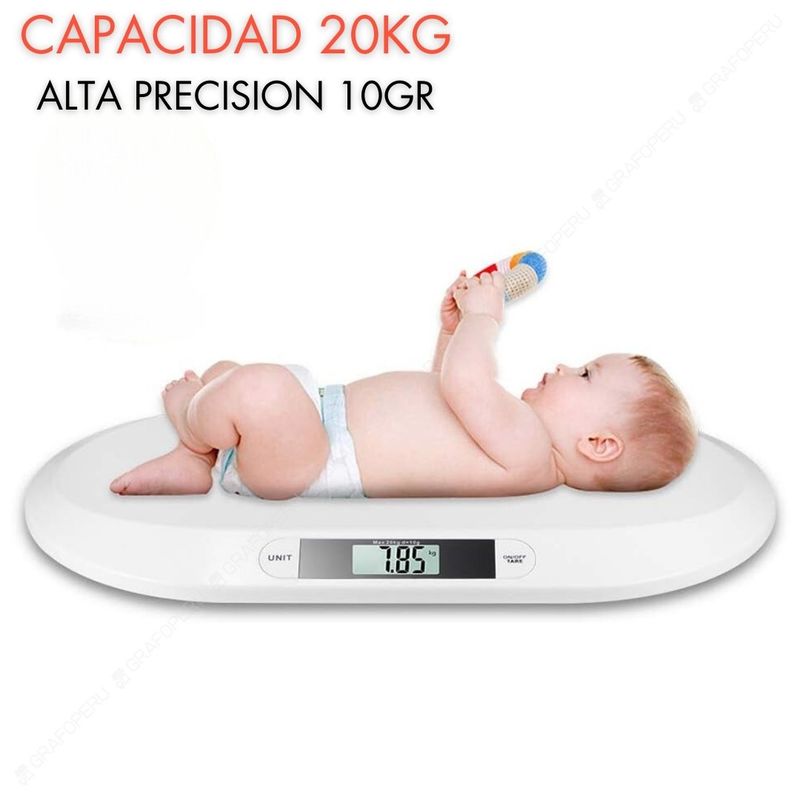 OEM - Balanza Pediatrica Digital Bebe Control Peso Alta Precision 10gr