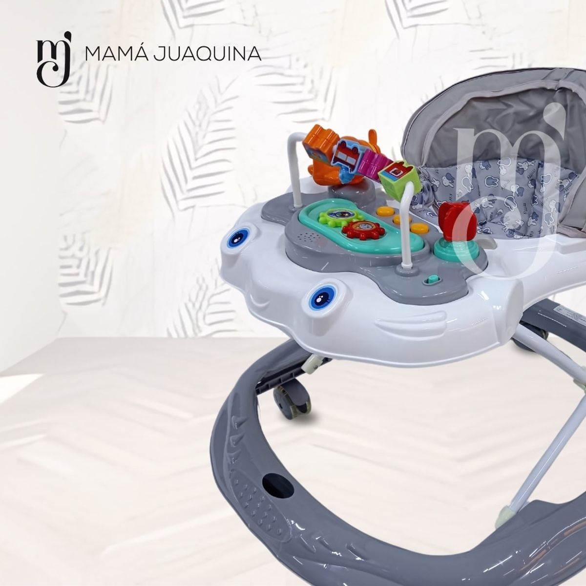 BABY - Andador con Tablero Musical «CRECELIE» Gray