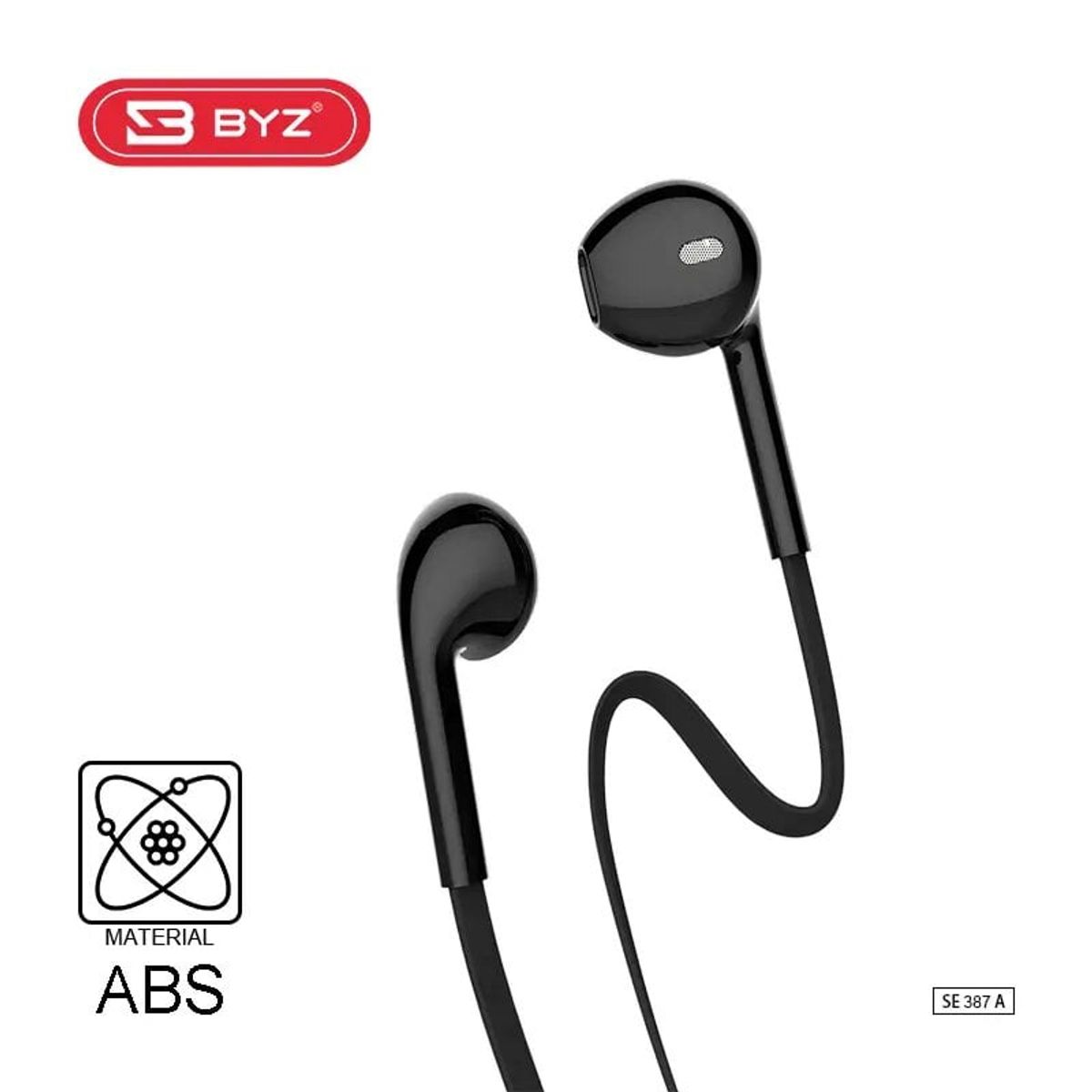 GENERICO - Audífonos BYZ SE387A con Micrófono Negro