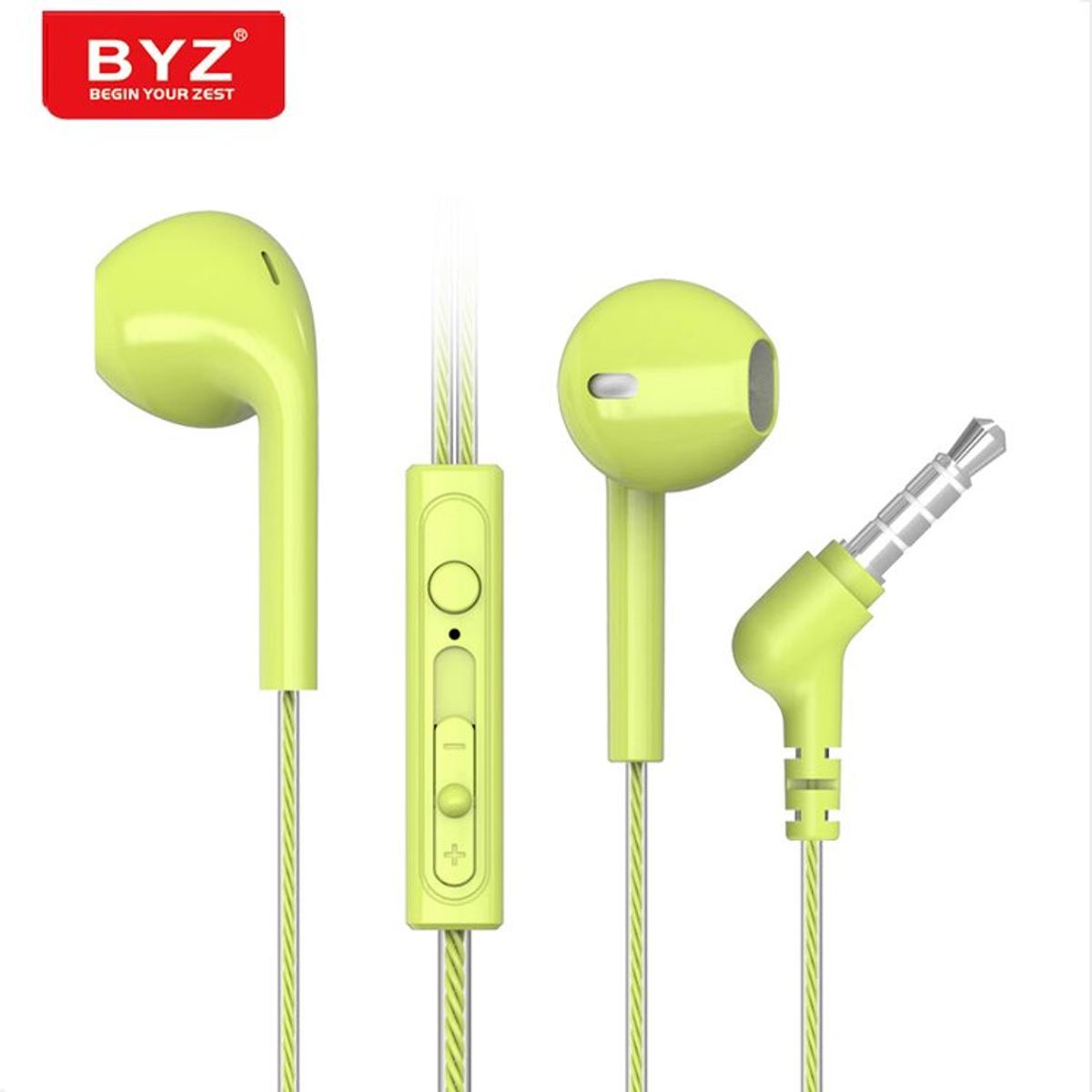 GENERICO - Audífonos BYZ SE386A con Micrófono Verde