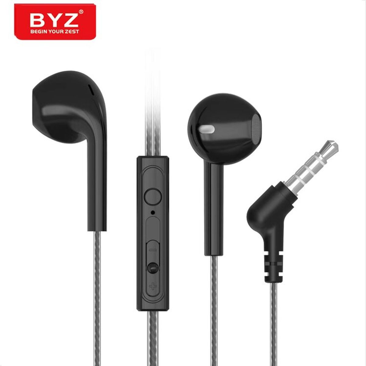 GENERICO - Audífonos BYZ SE386A con Micrófono Negro