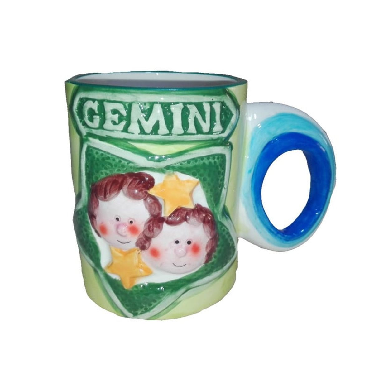 GENERICO - Taza Ceramica Signo Zodiaco Geminis 12cm