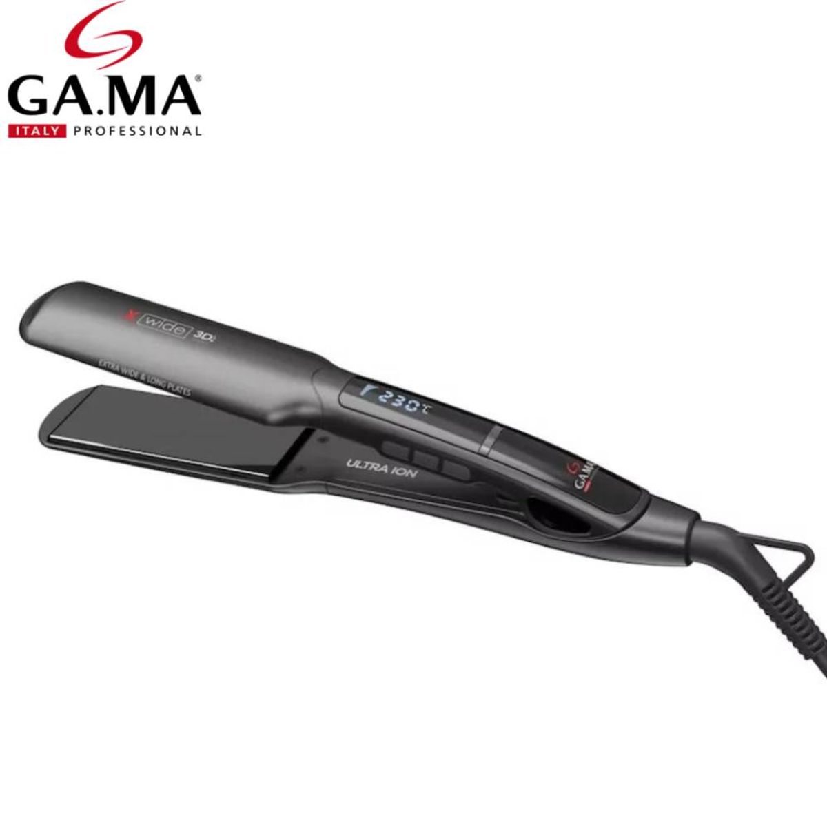 GAMA - Alisadora de 220V X-Wide 3D Titanio Gama