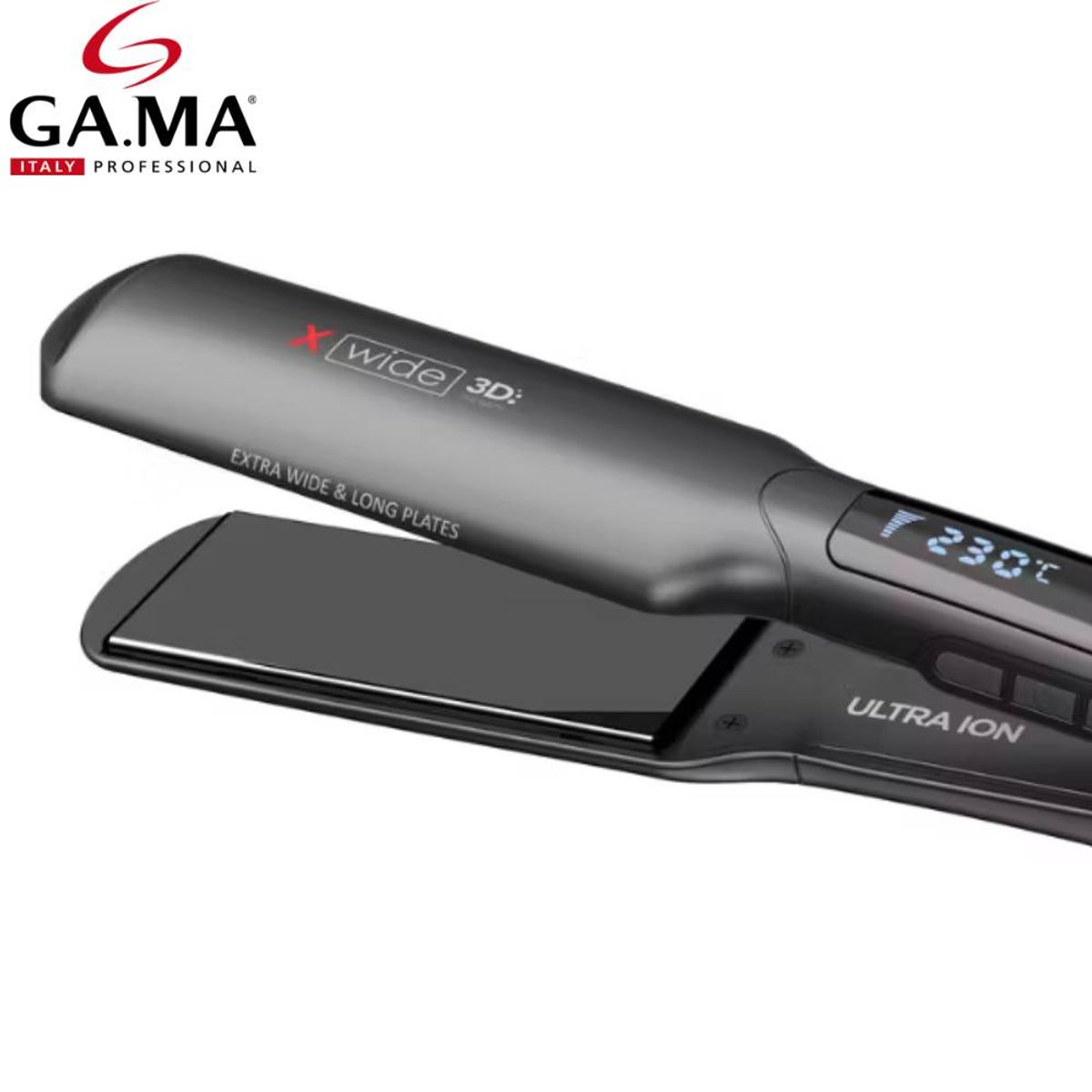 GAMA - Alisadora de 220V X-Wide 3D Titanio Gama