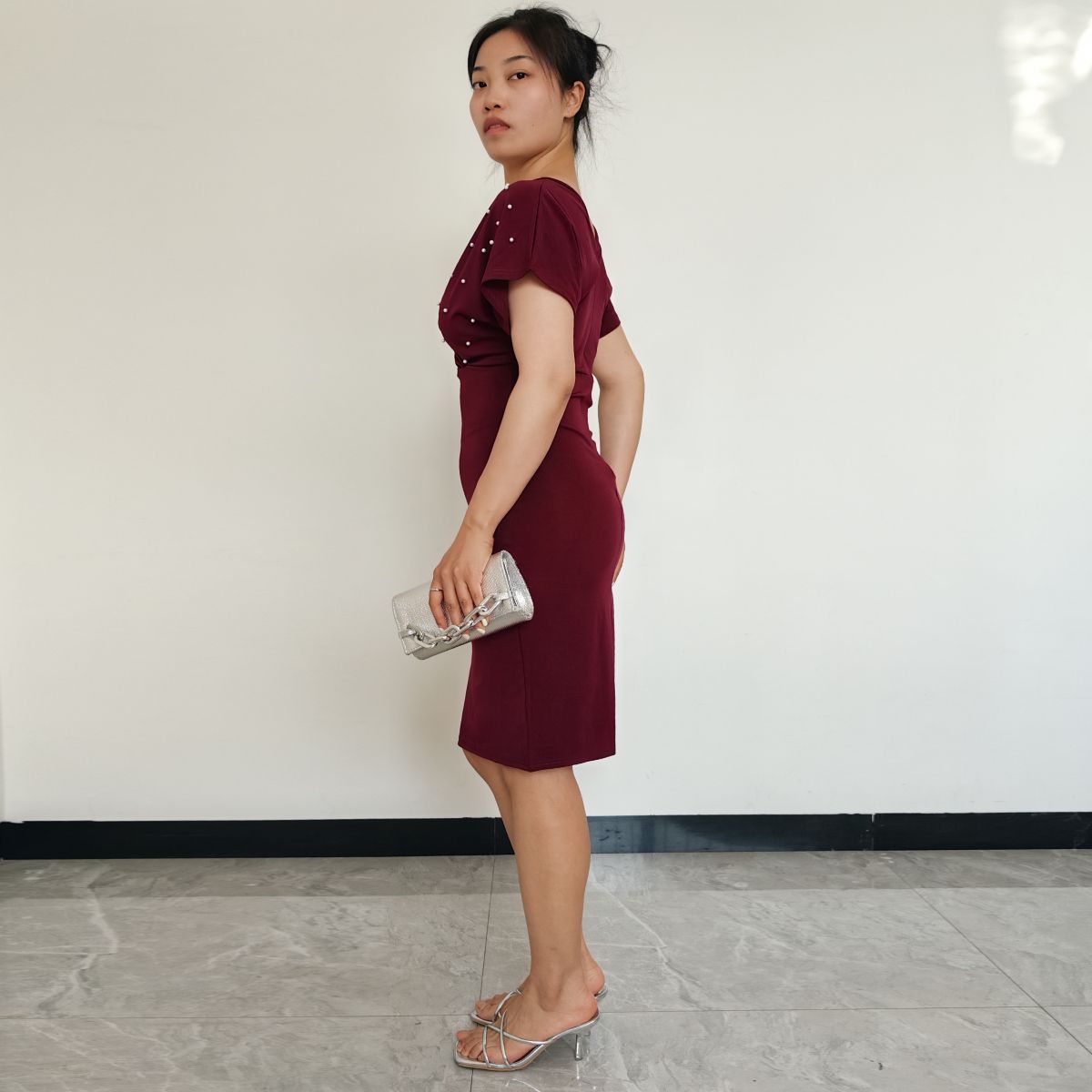 RINODERINA - Vestido Casual Corto Comodo Moda Mujer