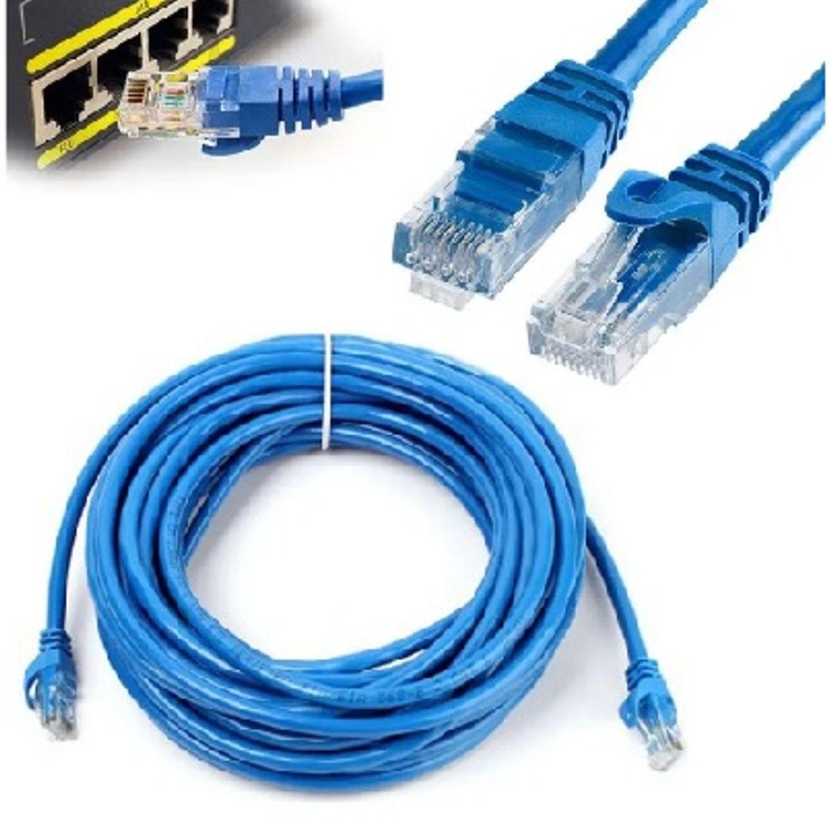 GENERICO - Cable de Red Utp Cat 5 - 15 Metros