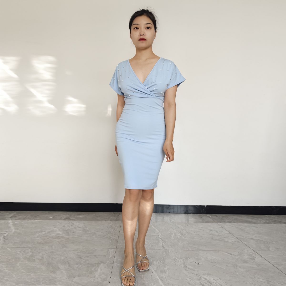 RINODERINA - Vestido Casual Corto Comodo Moda Mujer