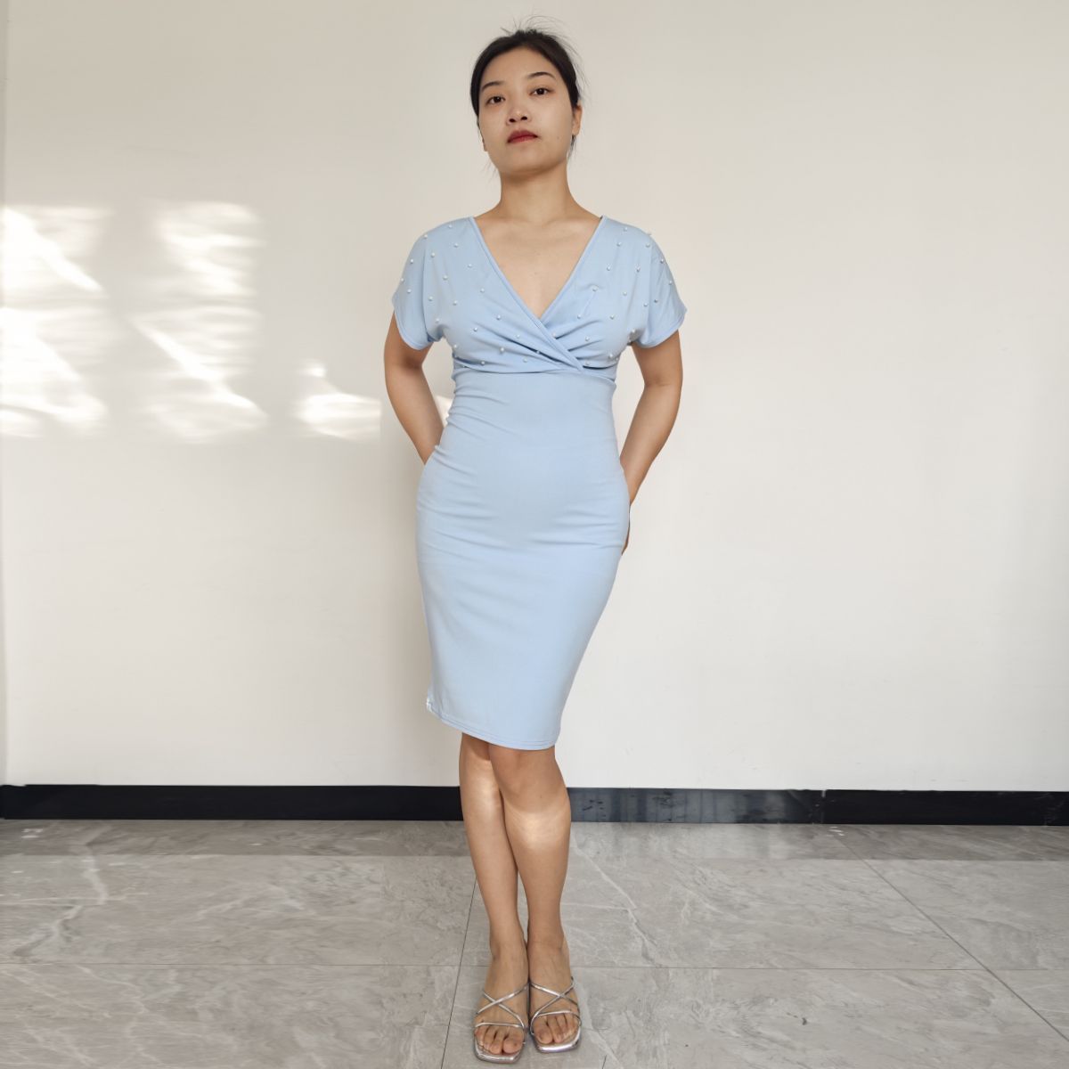 RINODERINA - Vestido Casual Corto Comodo Moda Mujer