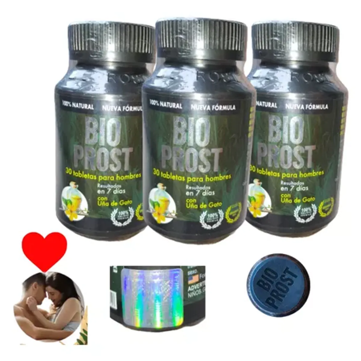 GENERICO - Bioprost Original Reconstituyente Masculino 30 Tabletas 03 Frascos