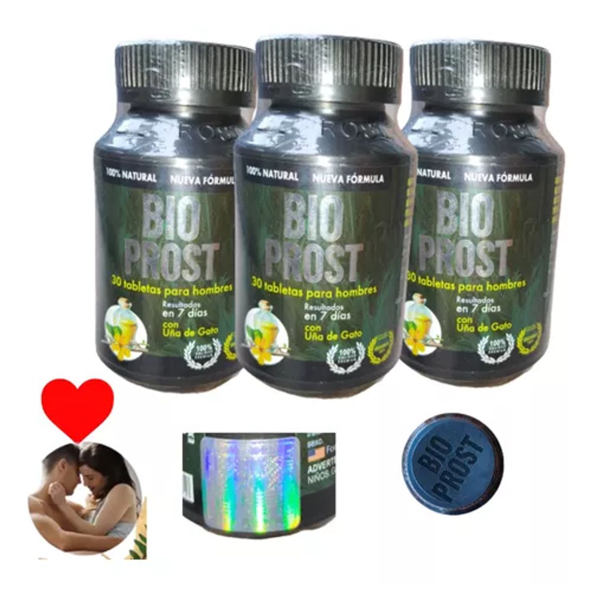 GENERICO - Bioprost Original Reconstituyente Masculino 30 Tabletas 03 Frascos